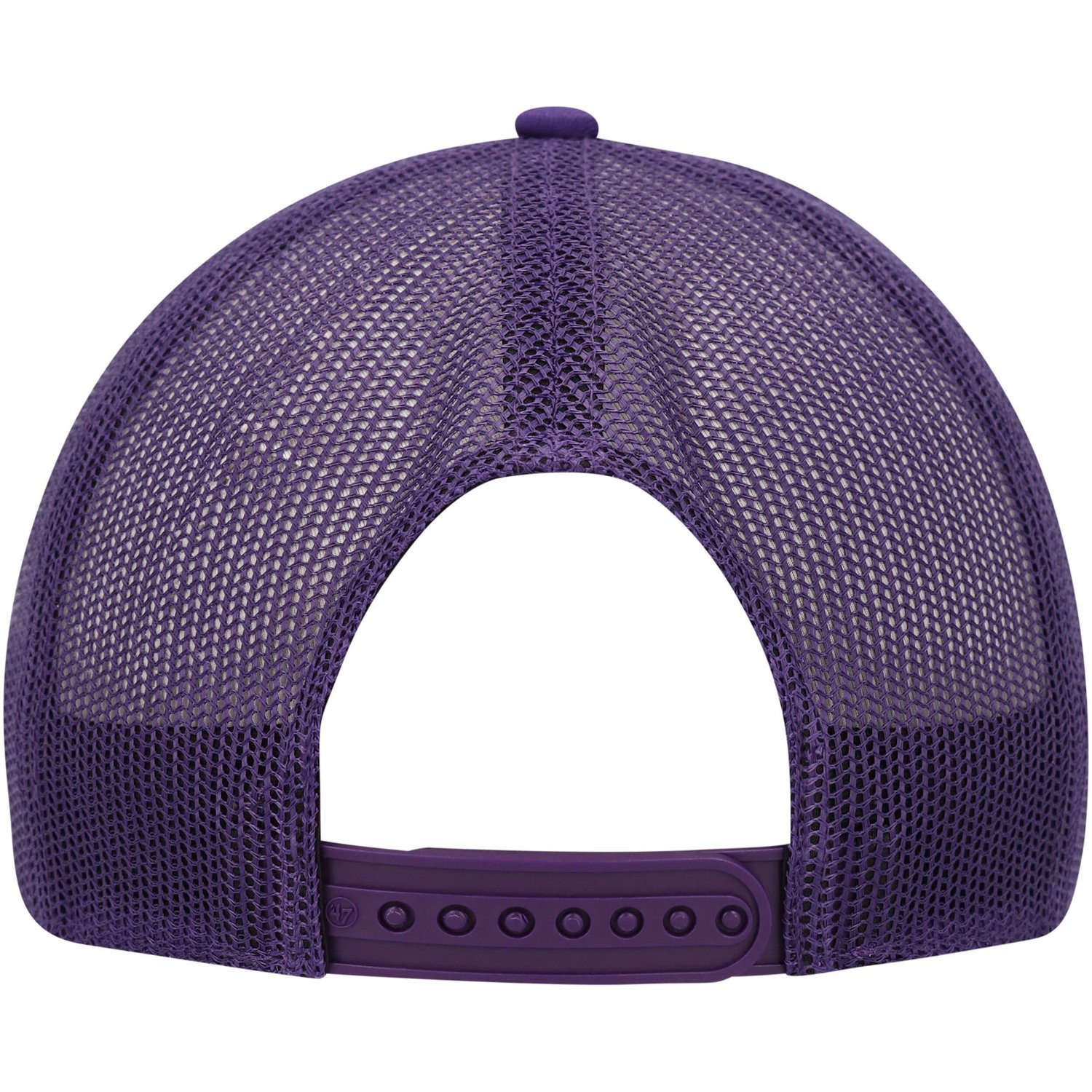 '47 /Purple TCU Horned Frogs Freshman Trucker Adjustable Hat - view number 4