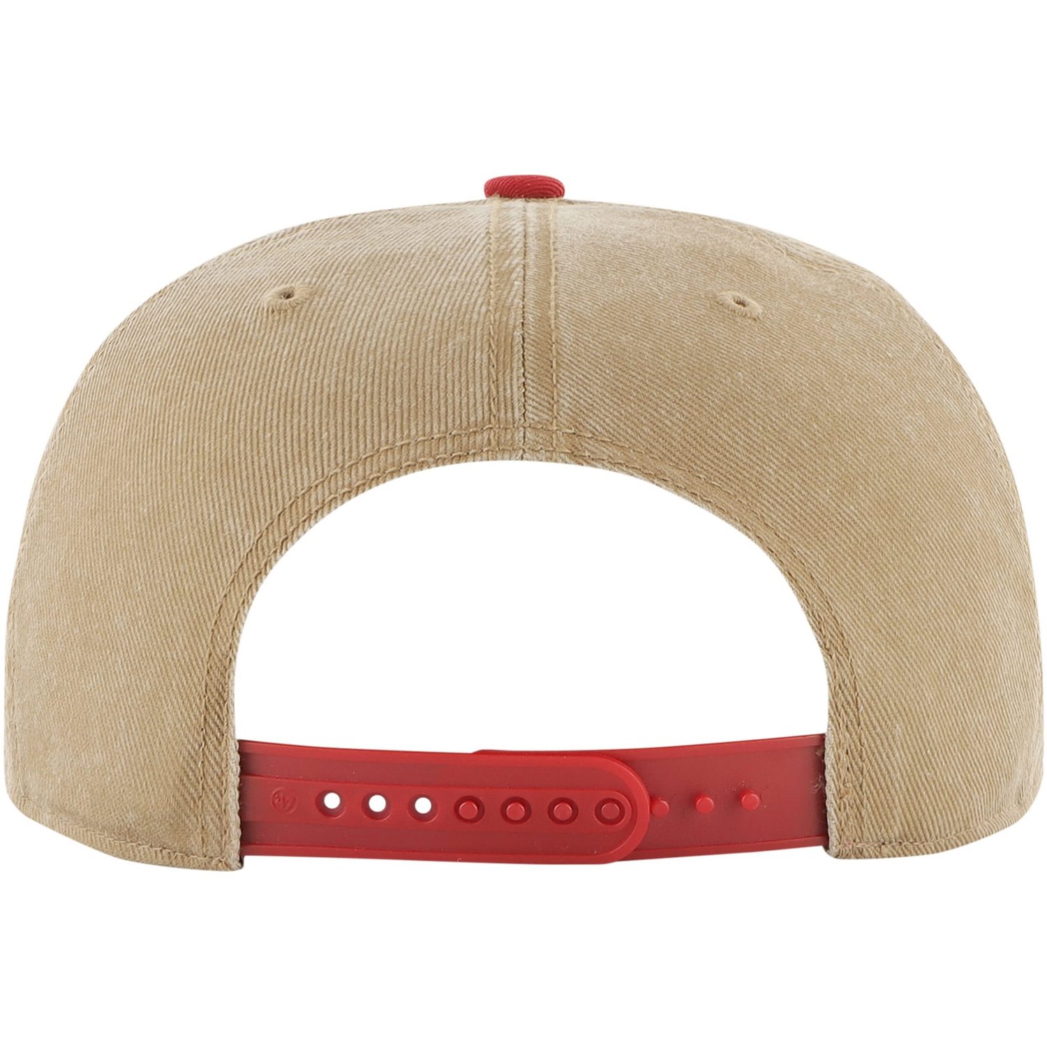 '47 /Red Chicago Bulls Chilmark Captain Snapback Hat - view number 2