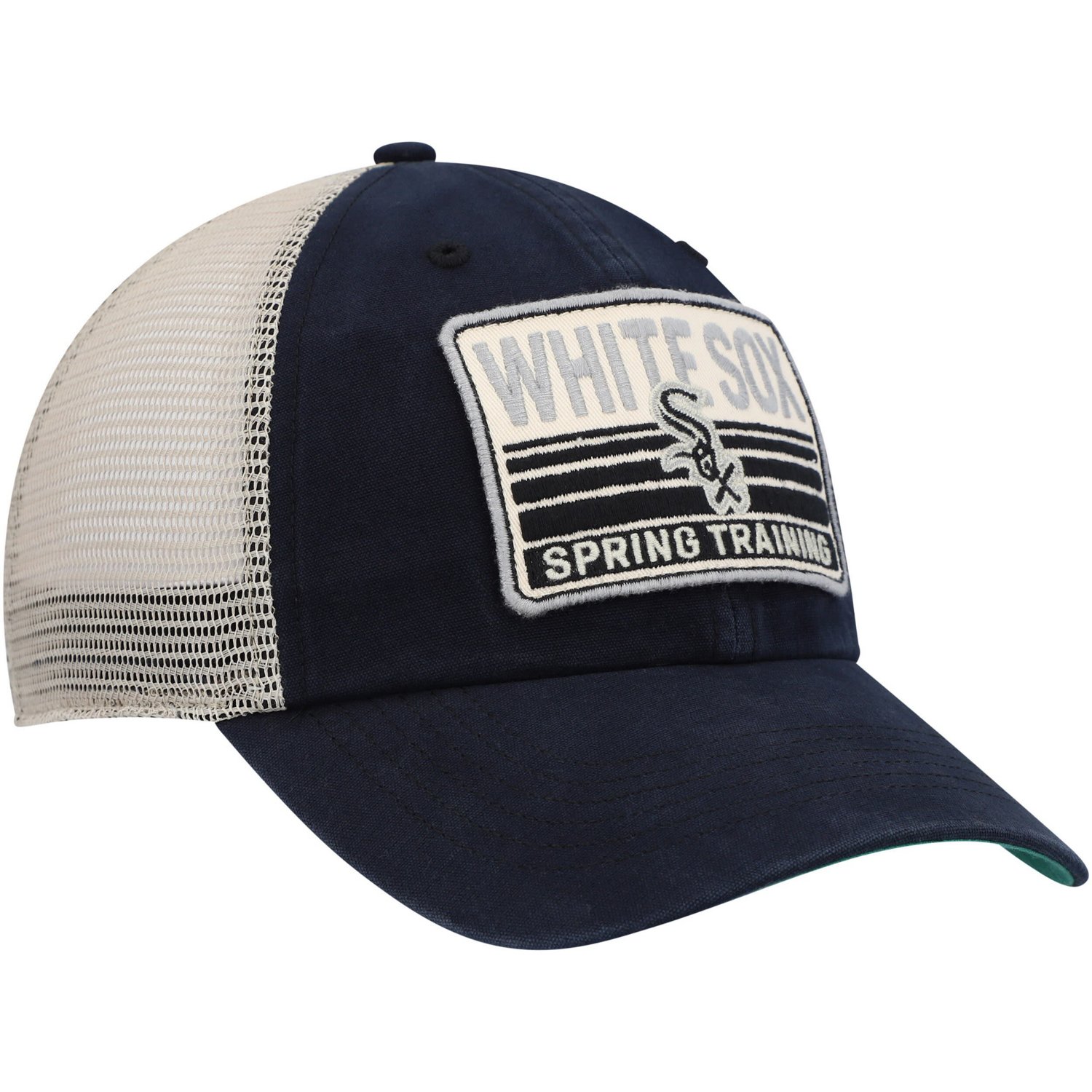 '47 /Tan Chicago White Sox Four Stroke Clean Up Trucker Snapback Hat                                                             - view number 3