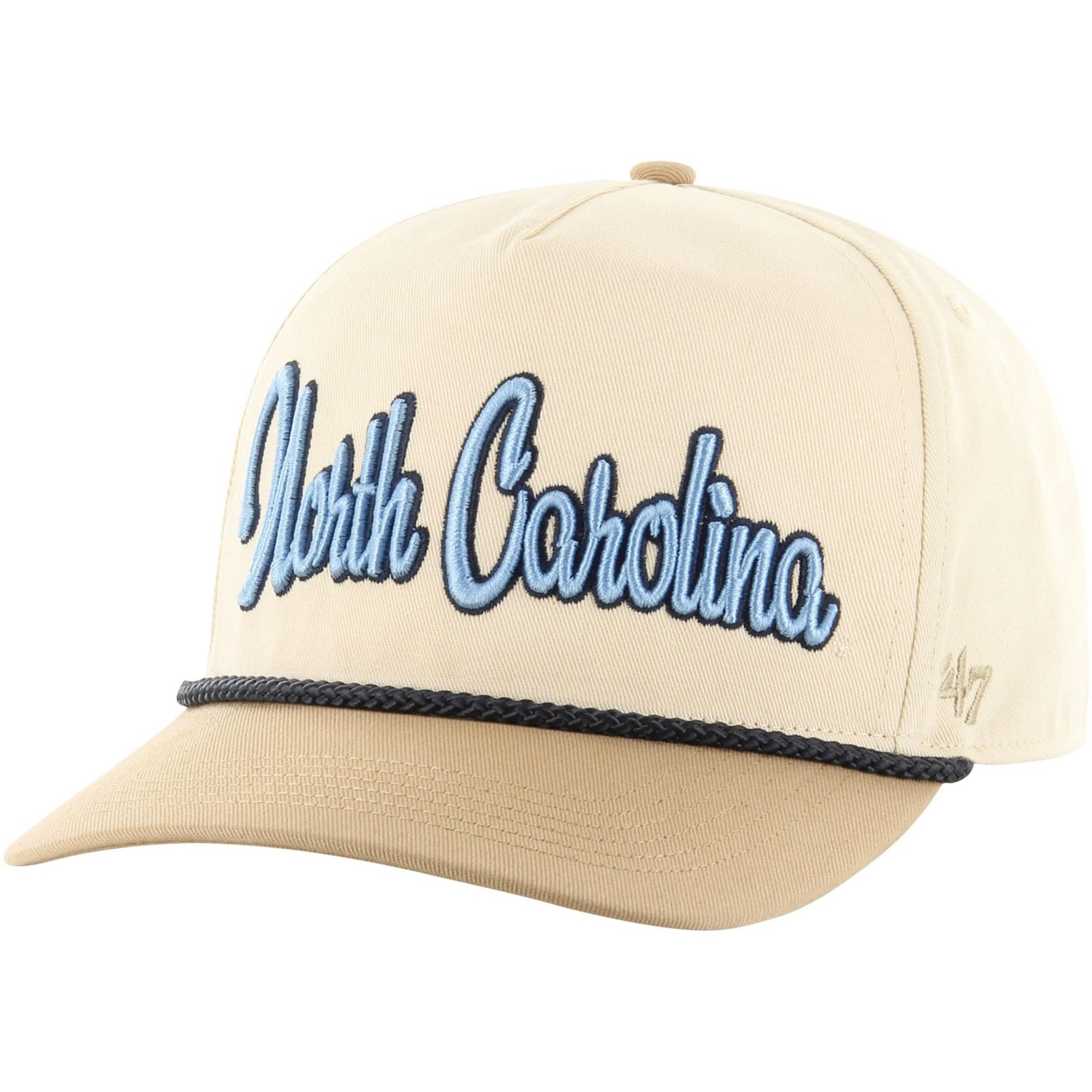 '47 /Tan North Carolina Tar Heels Overhand Hitch Two-Toned Adjustable Hat                                                        - view number 2
