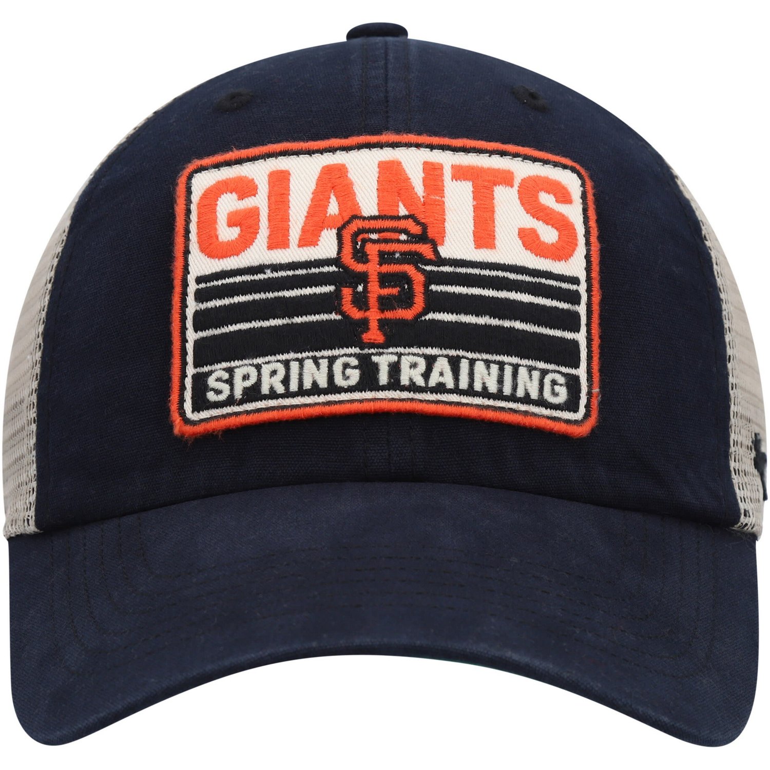 '47 /Tan San Francisco Giants Four Stroke Clean Up Trucker Snapback Hat                                                          - view number 2