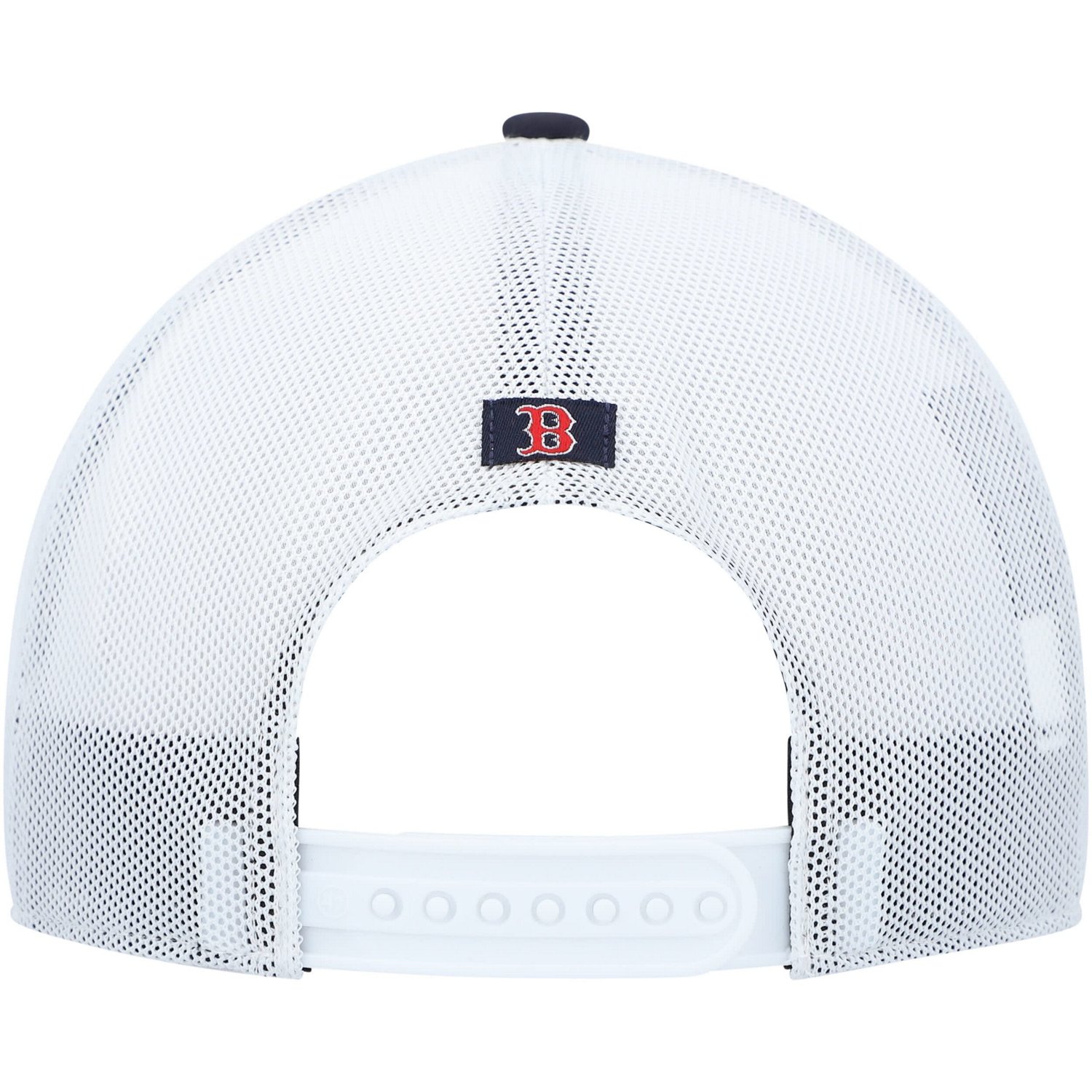 '47 /White Boston Red Sox Spring Training Burgess Trucker Adjustable Hat