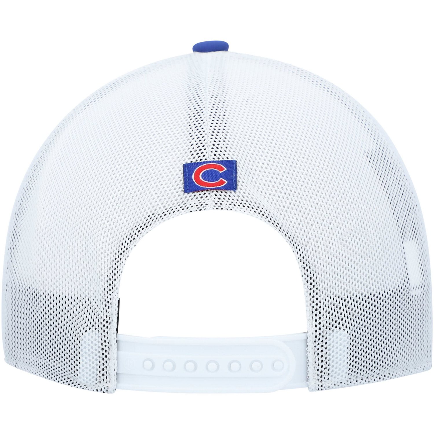 '47 /White Chicago Cubs Spring Training Burgess Trucker Adjustable Hat                                                           - view number 4