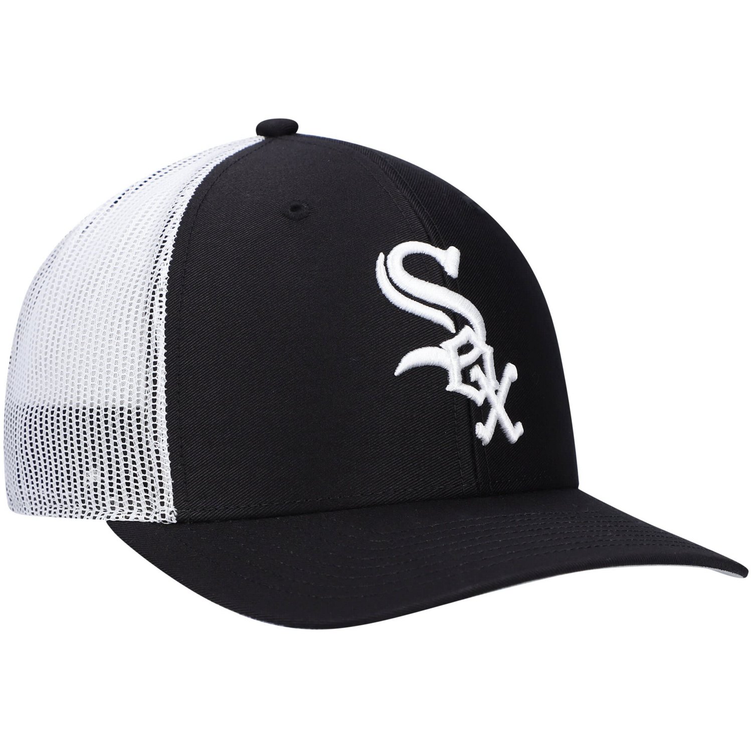 '47 /White Chicago White Sox Primary Logo Trucker Snapback Hat