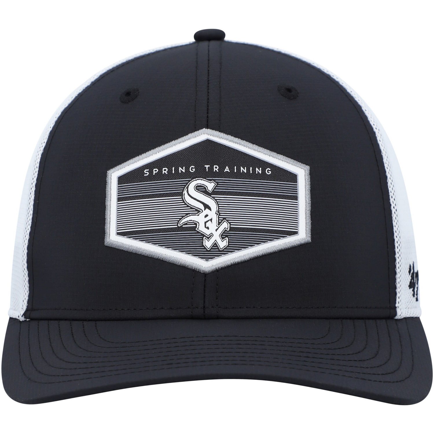 '47 /White Chicago White Sox Spring Training Burgess Trucker Adjustable Hat                                                      - view number 2