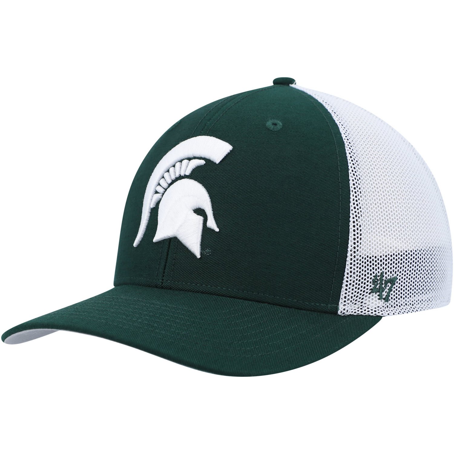 '47 /White Michigan State Spartans Basic Two-Tone Trophy Flex Hat