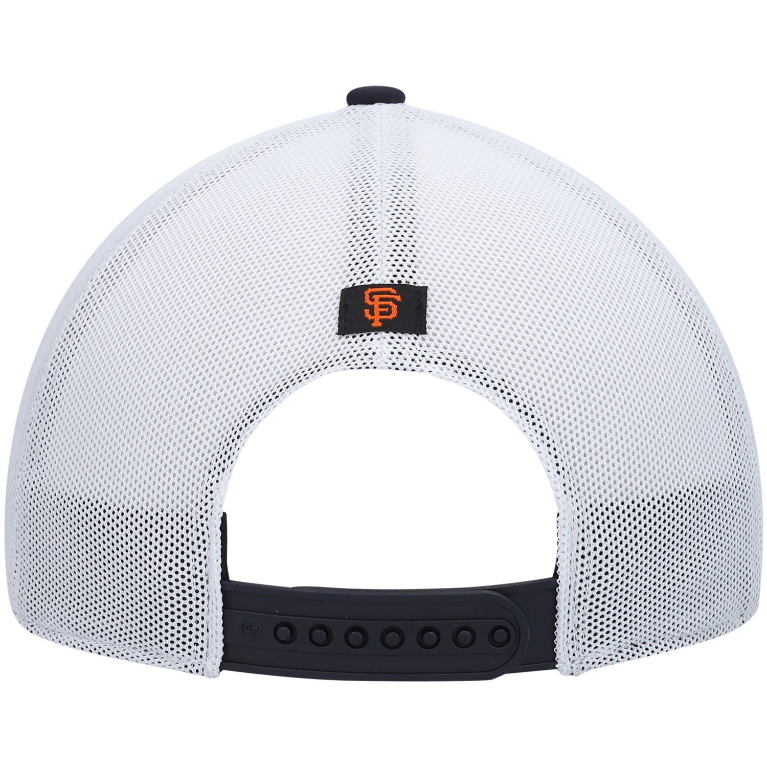 '47 /White San Francisco Giants Flag Fill Trucker Snapback Hat                                                                   - view number 4