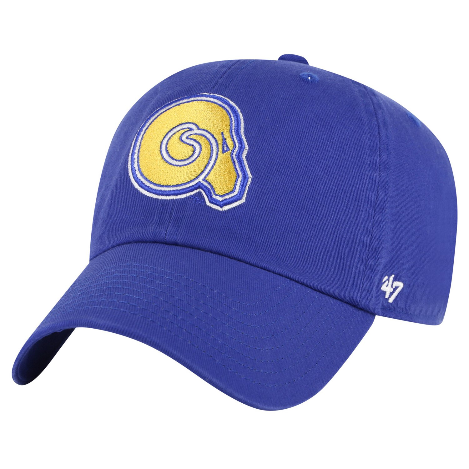 '47 Albany State Golden Rams Side  Back Clean Up Adjustable Hat