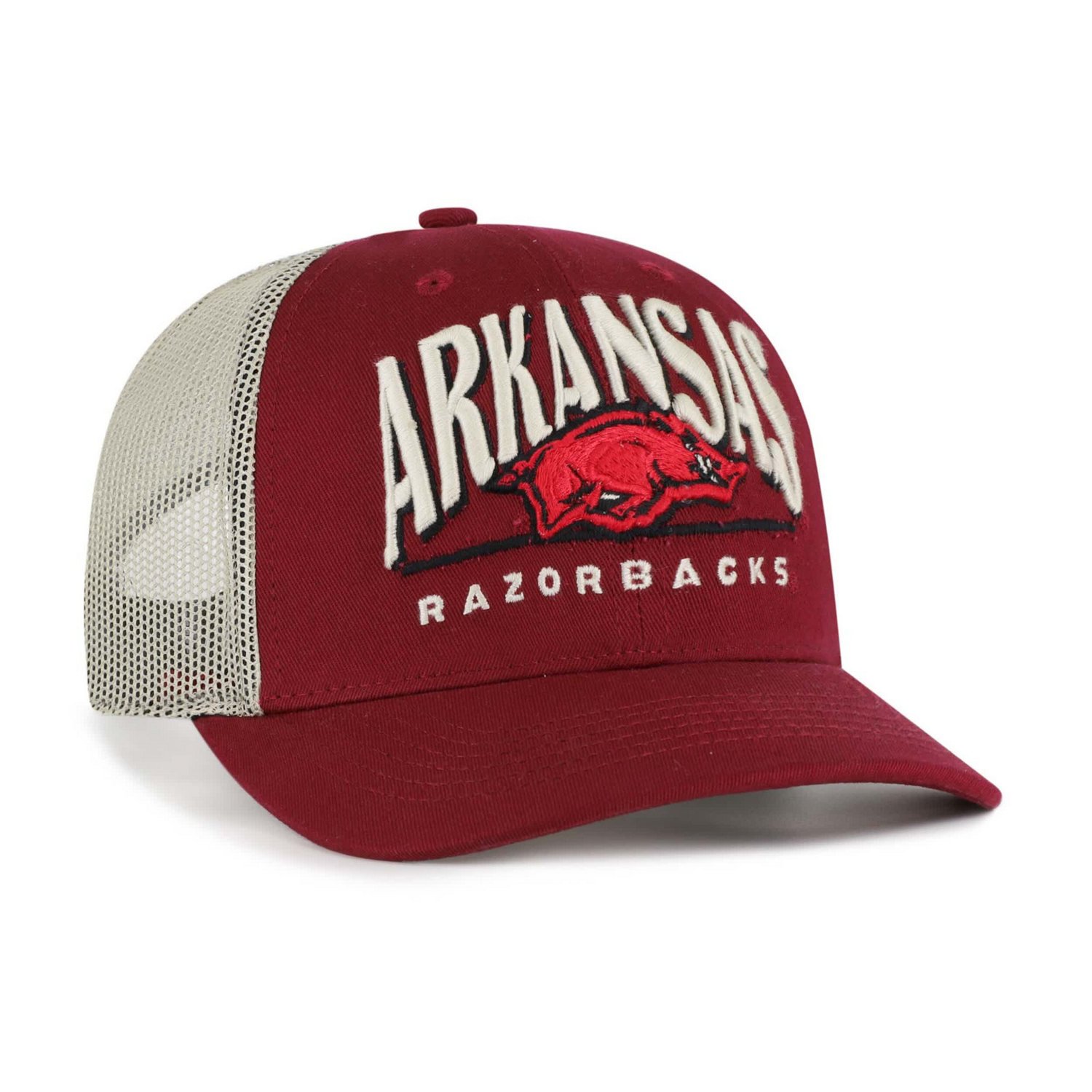 '47 Arkansas Razorbacks Arid Adjustable Trucker Hat - view number 2