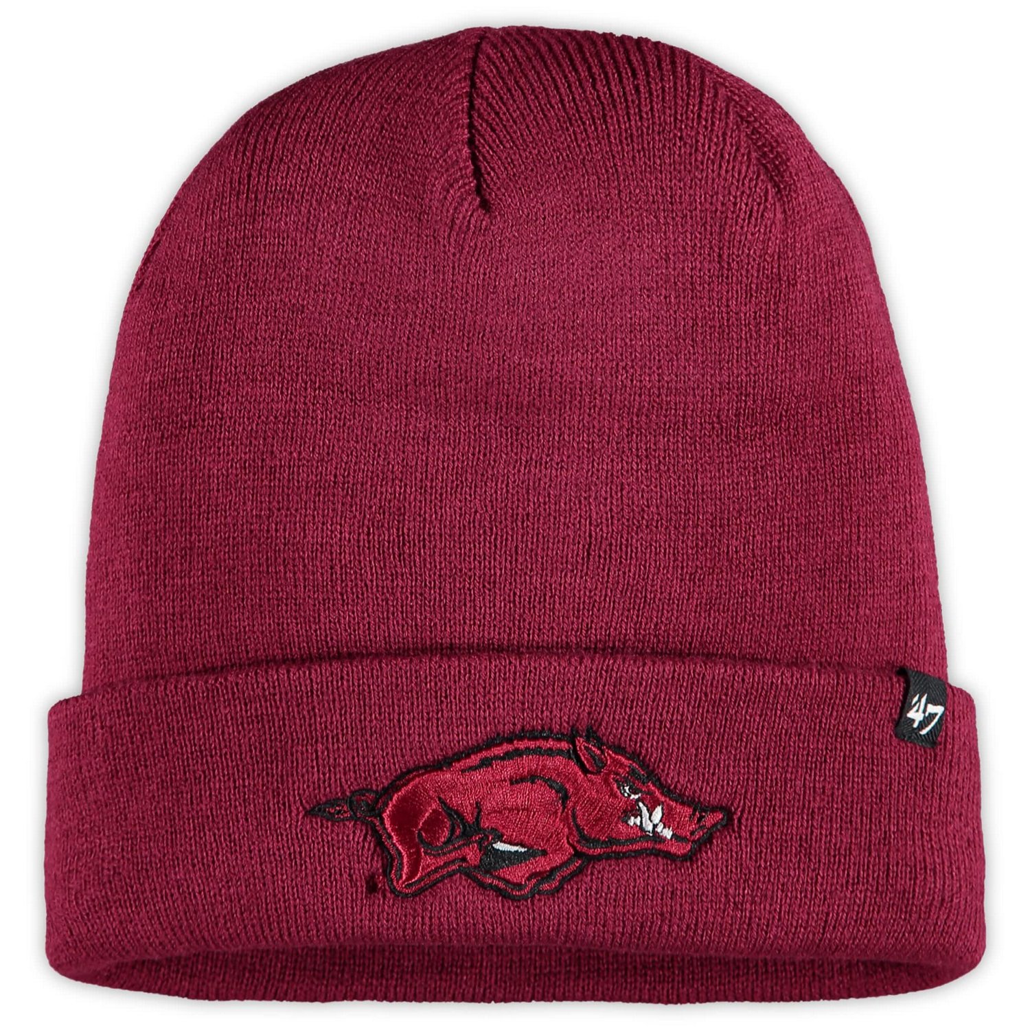 '47 Arkansas Razorbacks Raised Cuffed Knit Hat