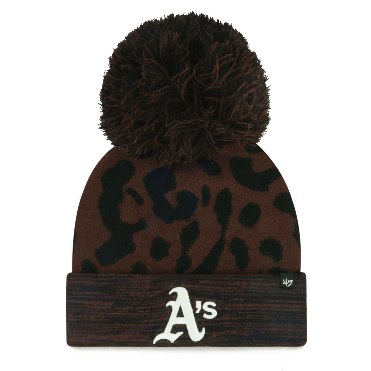 '47 Athletics Rosette Cuffed Knit Hat with Pom