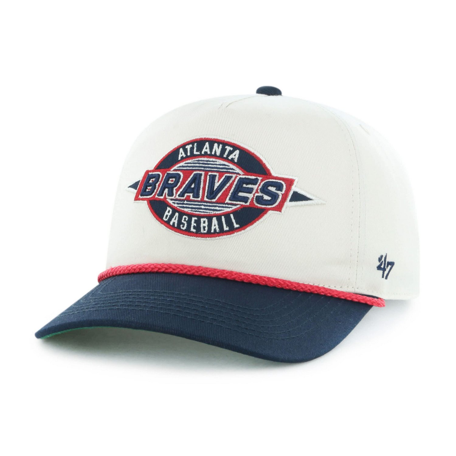 '47 Atlanta Braves Frame Out Hitch Adjustable Hat - view number 2
