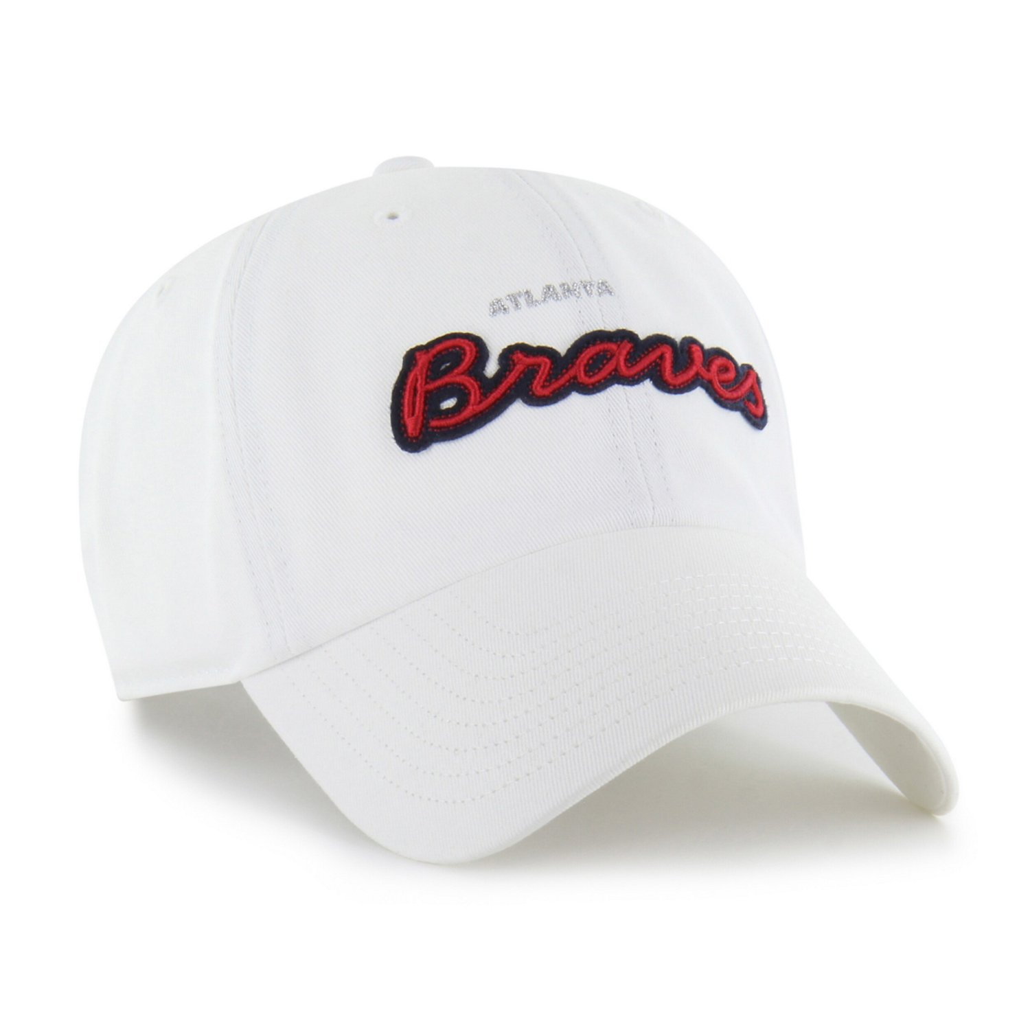 '47 Atlanta Braves Trendy Script Clean Up Adjustable Hat
