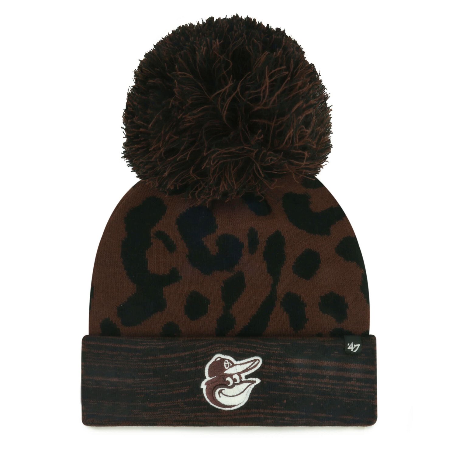 '47 Baltimore Orioles Rosette Cuffed Knit Hat with Pom                                                                           - view number 1