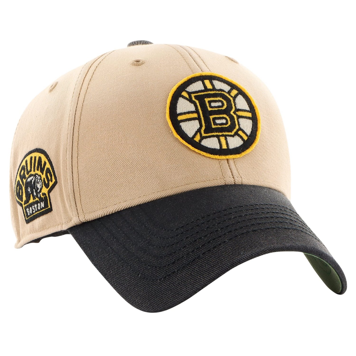 '47 Black Boston Bruins Dusted Sedgwick MVP Adjustable Hat