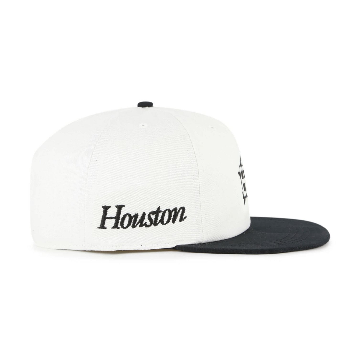 '47 Black Houston Astros Foundation Captain Snapback Hat - view number 3