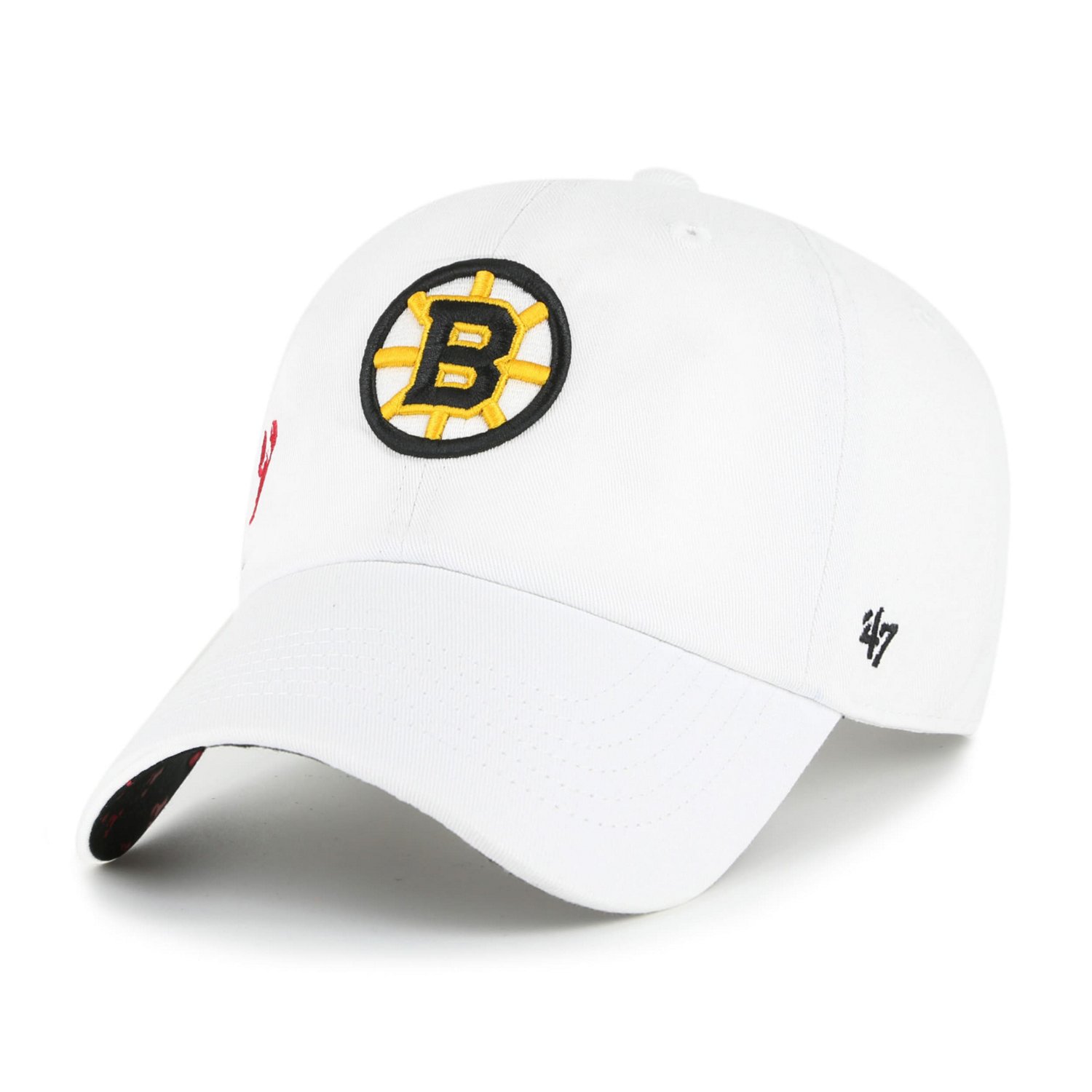 '47 Boston Bruins Confetti Clean Up Adjustable Hat - view number 2
