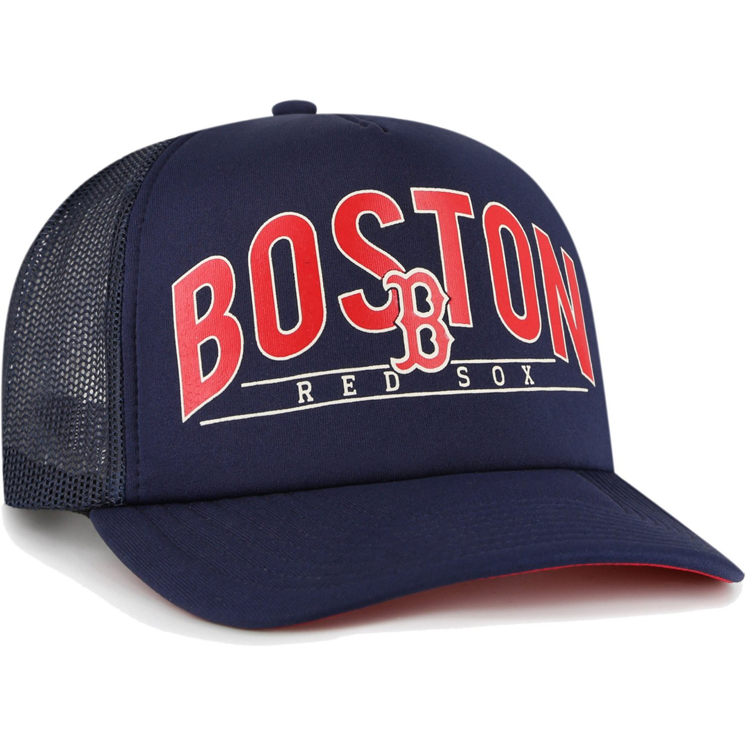 '47 Boston Red Sox Backhaul Foam Trucker Snapback Hat                                                                            - view number 2