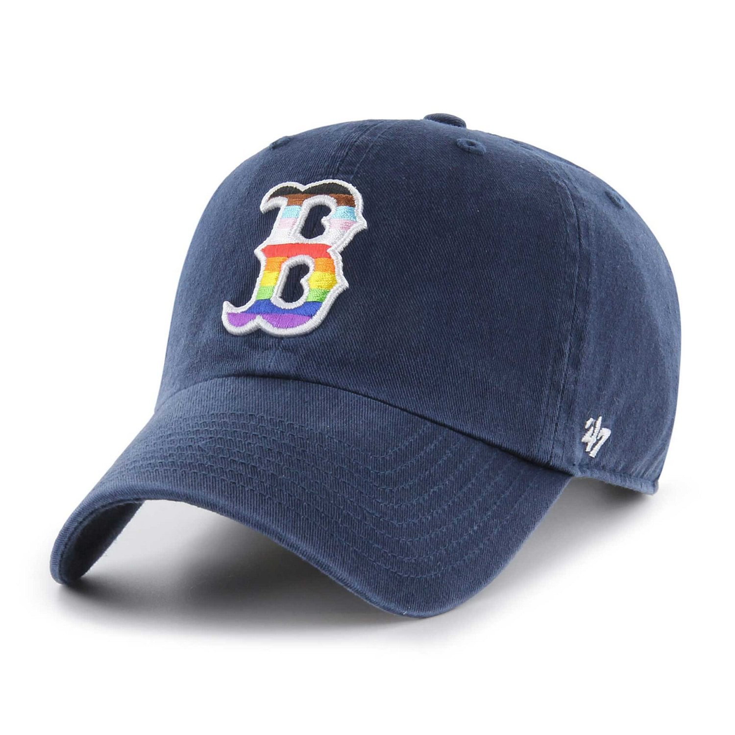 '47 Boston Red Sox Team Pride Clean Up Adjustable Hat
