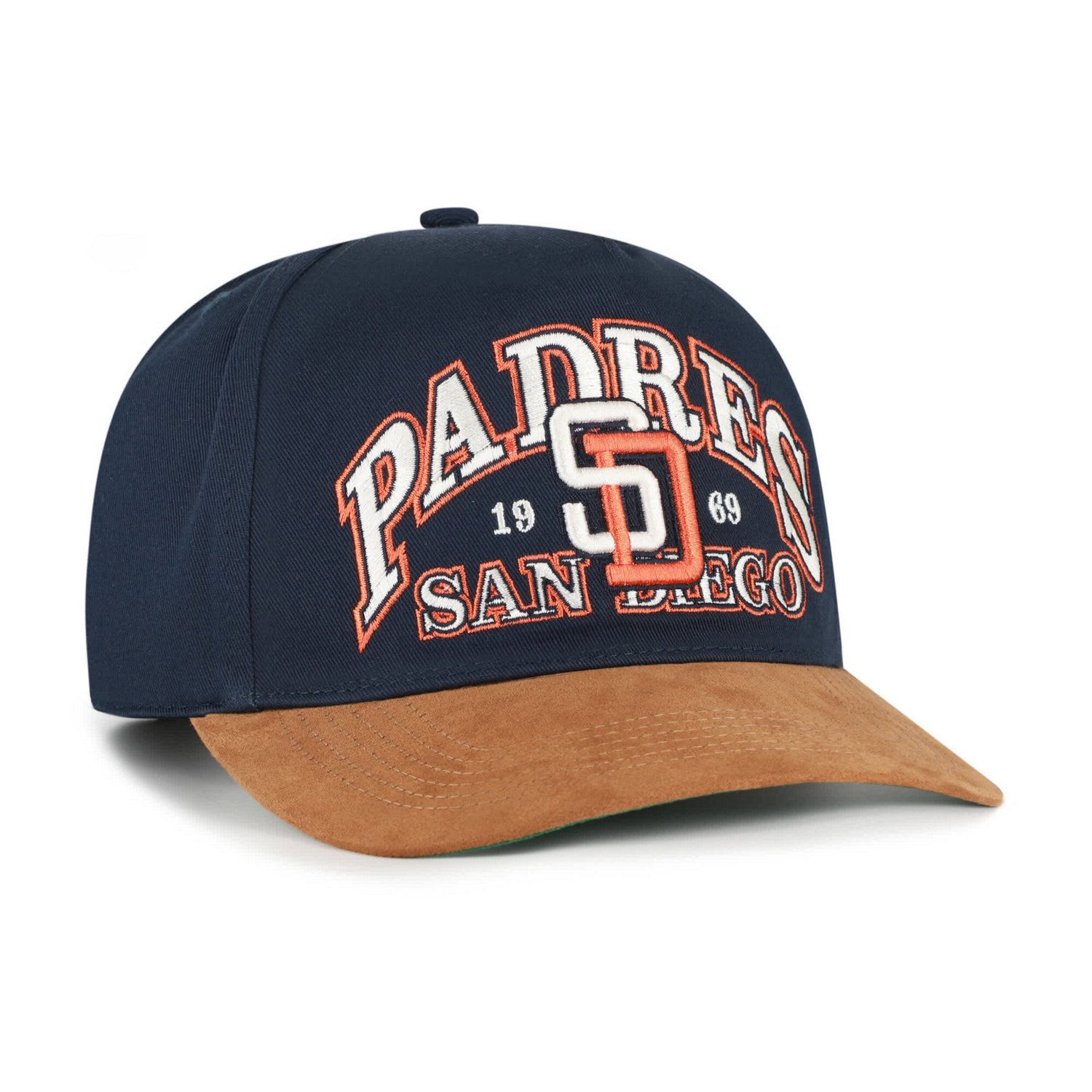 '47 Brown San Diego Padres Cooperstown Break Wood Suede Hitch Adjustable Hat - view number 2