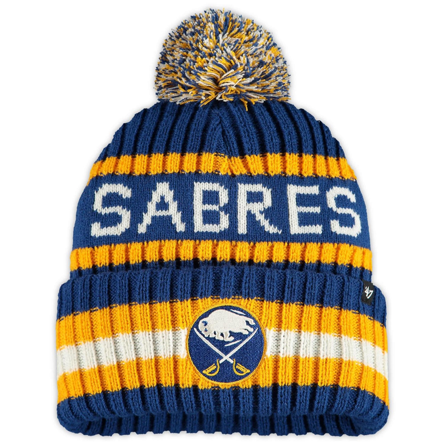 '47 Buffalo Sabres Bering Cuffed Knit Hat with Pom