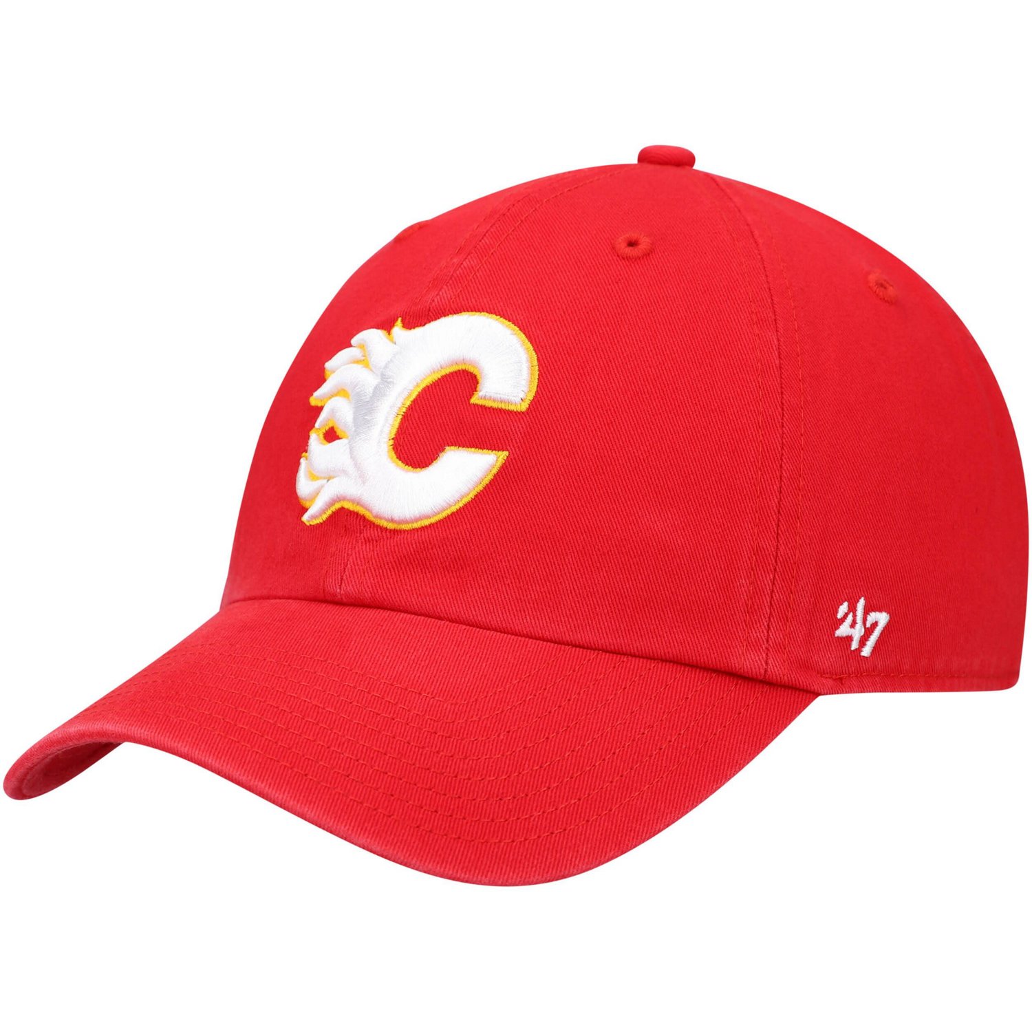 '47 Calgary Flames Team Clean Up Adjustable Hat