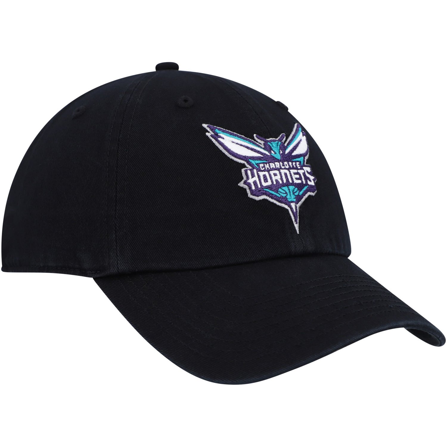 '47 Charlotte Hornets Team Logo Clean Up Adjustable Hat - view number 3