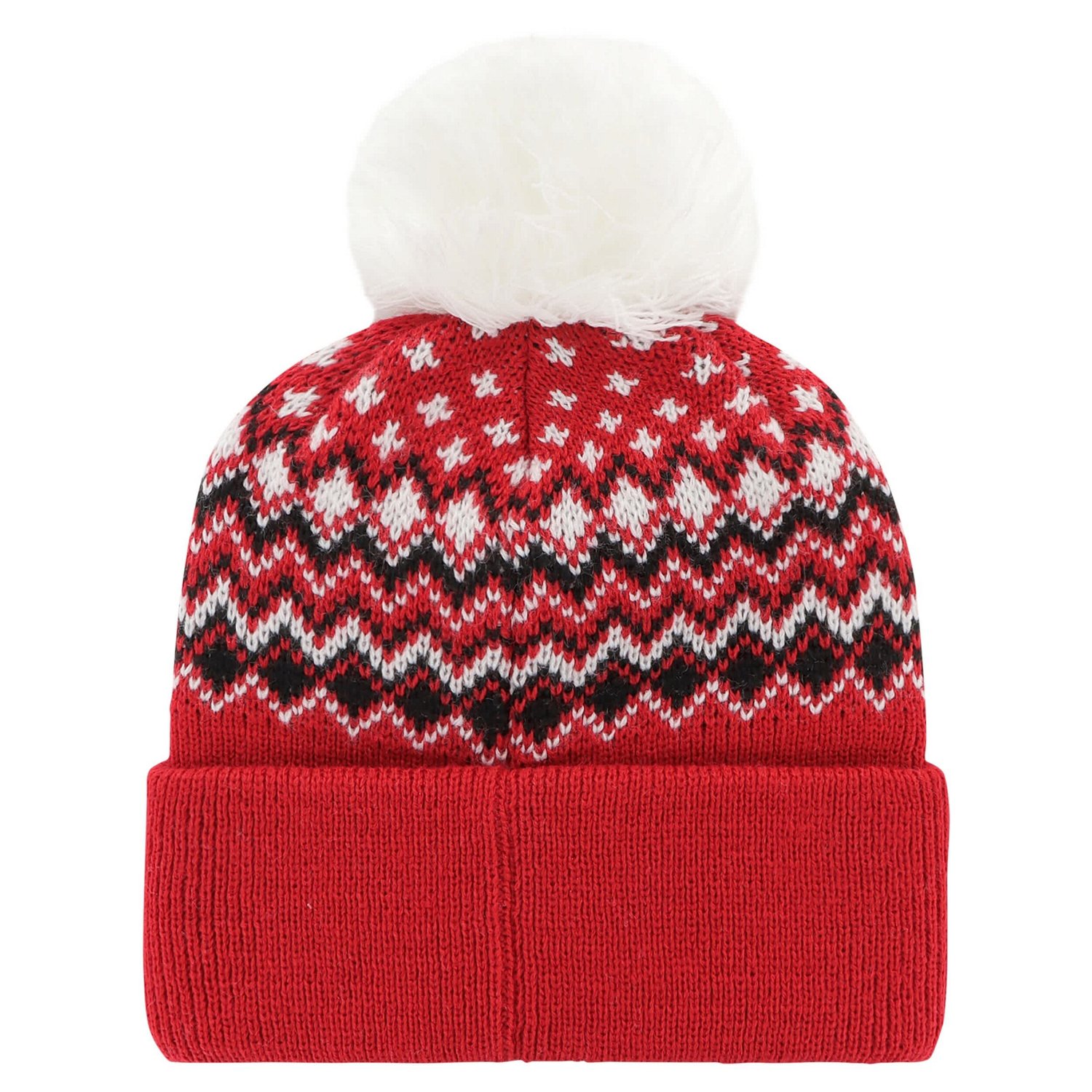 '47 Chicago Blackhawks Elsa Cuffed Knit Hat with Pom                                                                             - view number 2