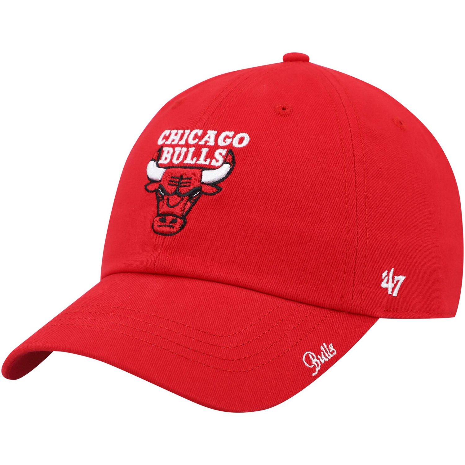 '47 Chicago Bulls Miata Clean Up Logo Adjustable Hat