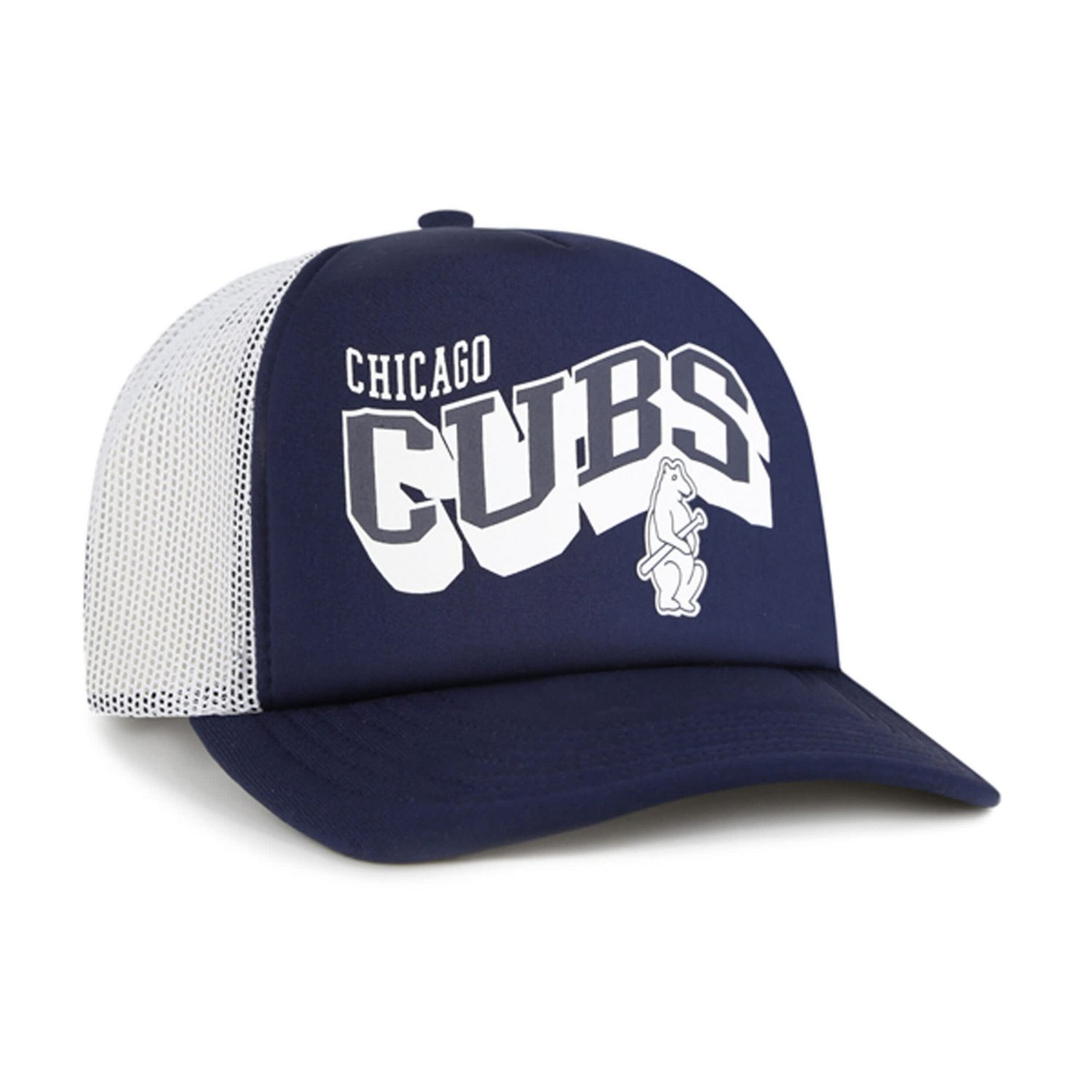 '47 Chicago Cubs Meander Foam Trucker Snapback Hat - view number 2