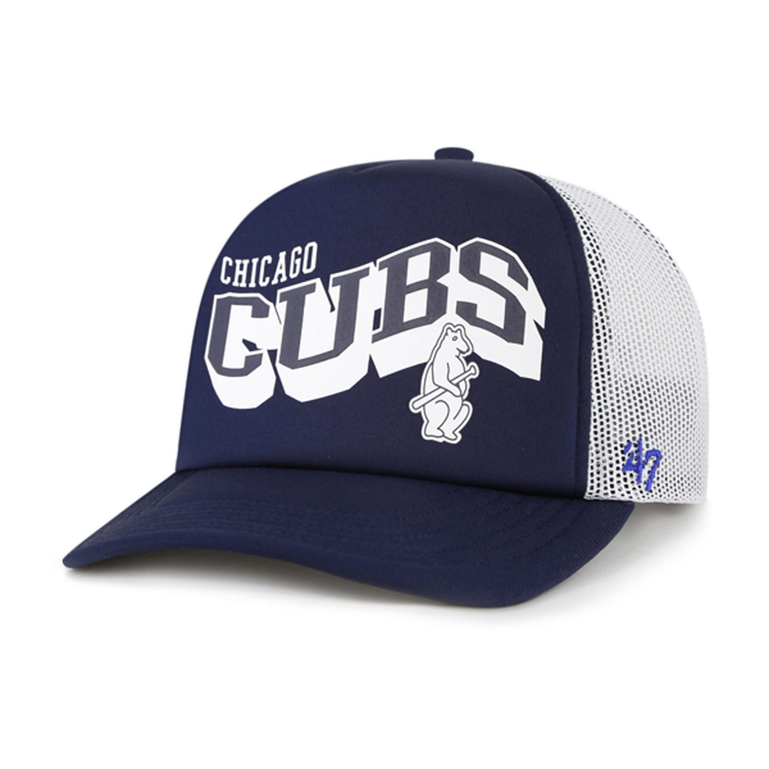 '47 Chicago Cubs Meander Foam Trucker Snapback Hat