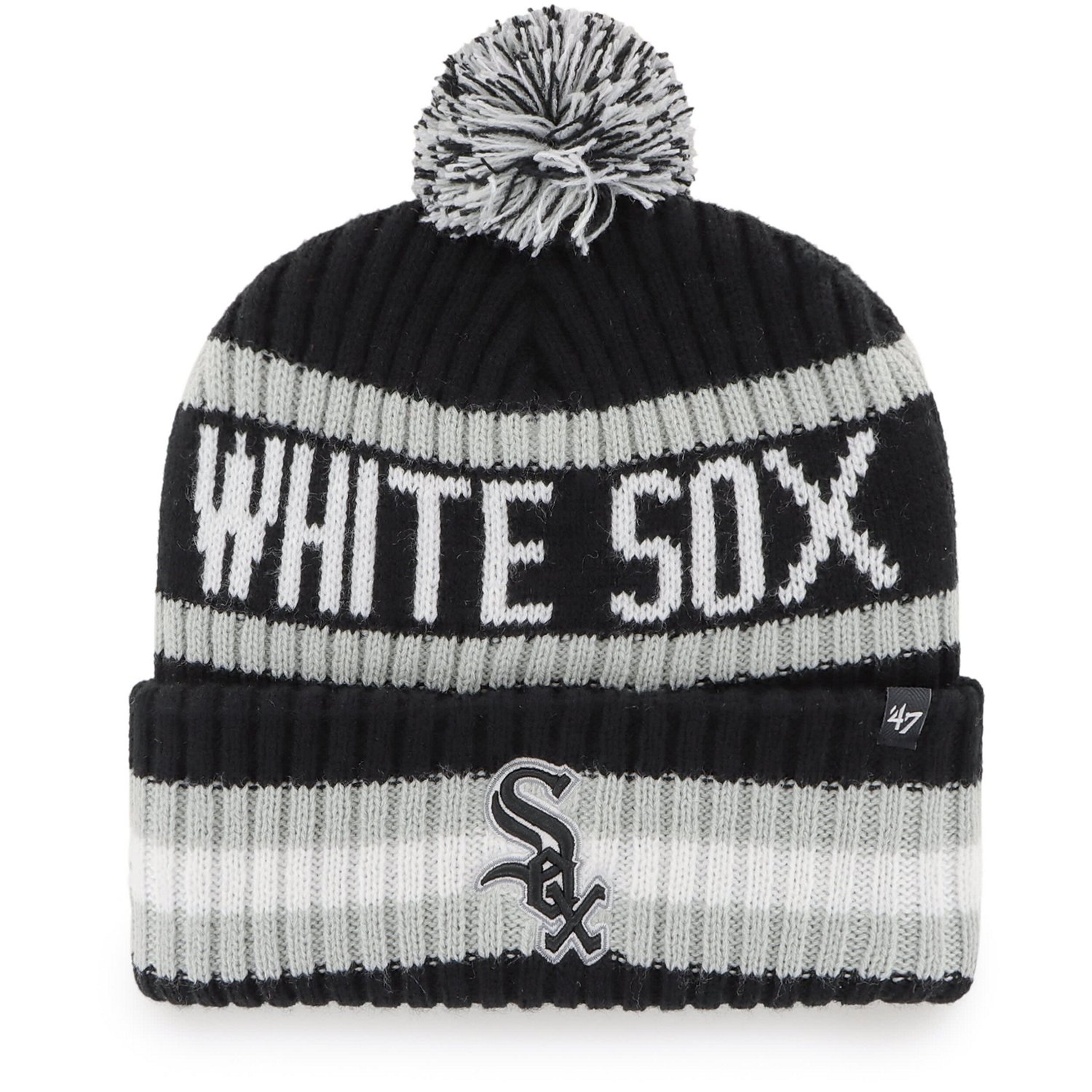 '47 Chicago White Sox Bering Cuffed Knit Hat with Pom