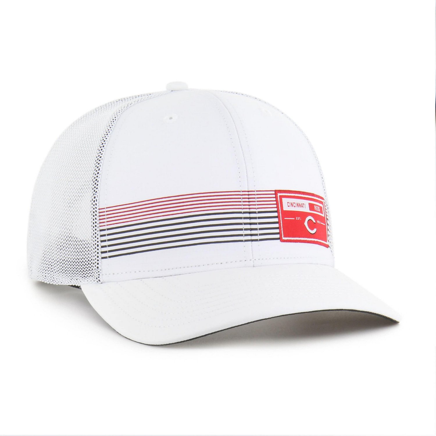 '47 Cincinnati Reds Rangefinder brrr Trucker Adjustable Hat - view number 2