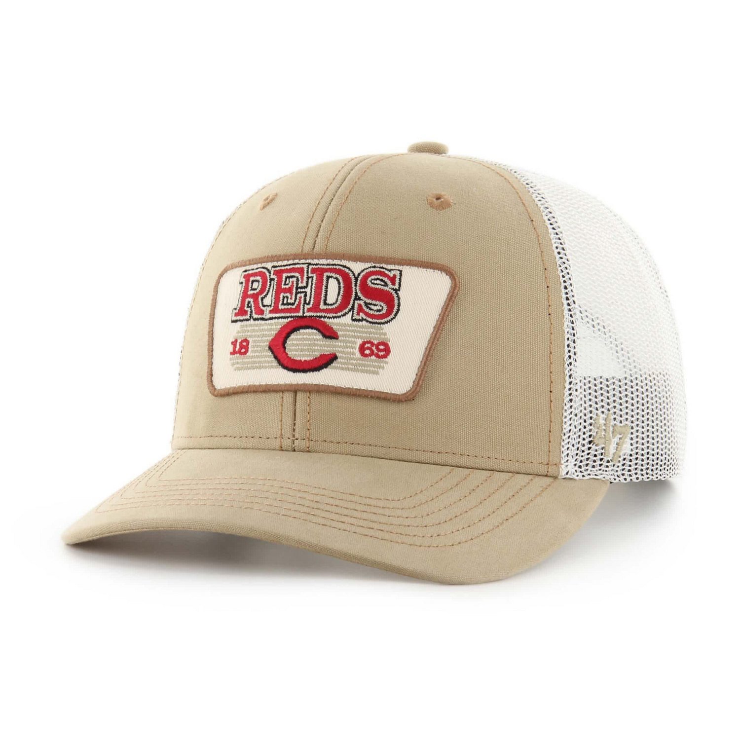 '47 Cincinnati Reds Ridgewood Trucker Adjustable Hats
