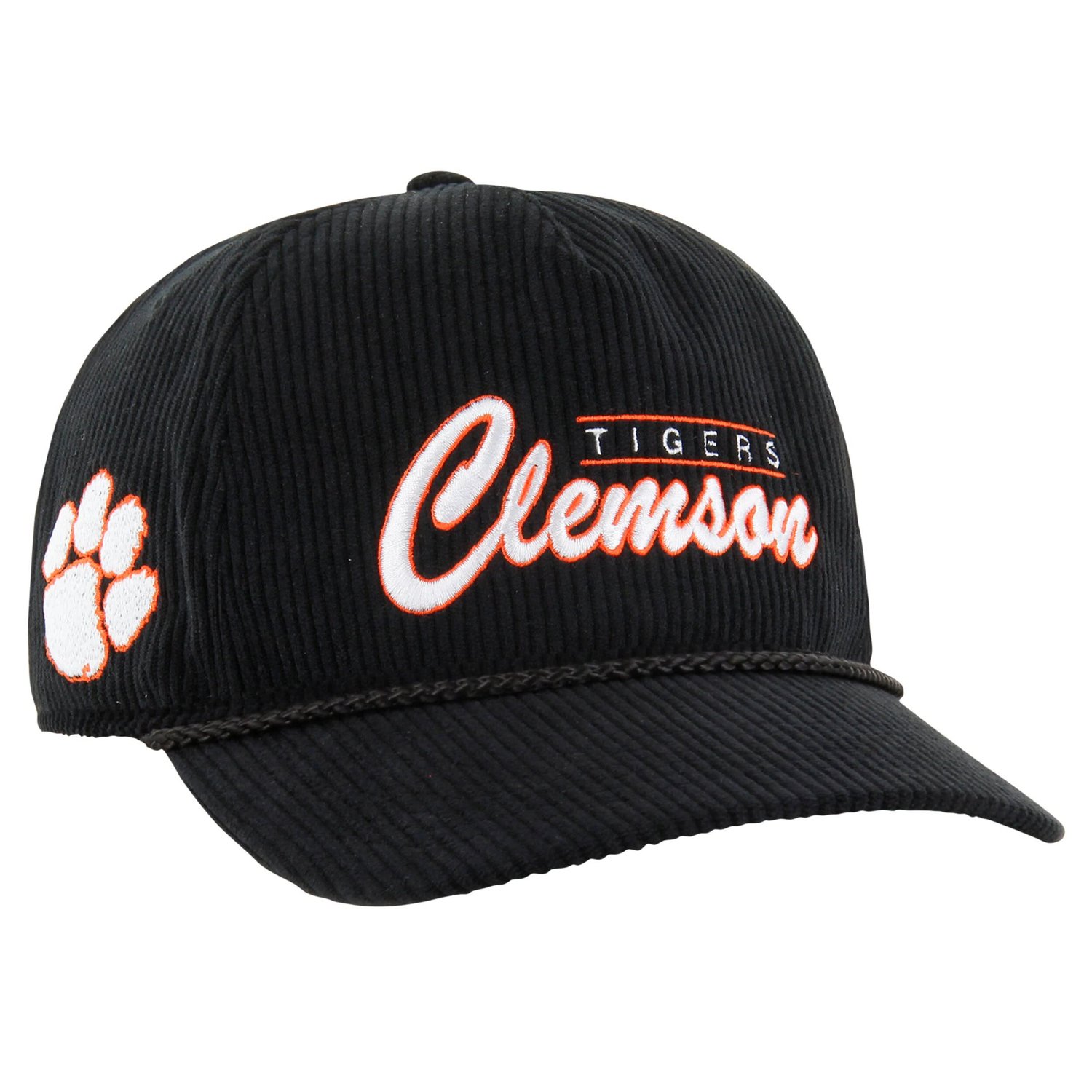 '47 Clemson Tigers Gridiron Double Header Hitch Adjustable Hat - view number 1