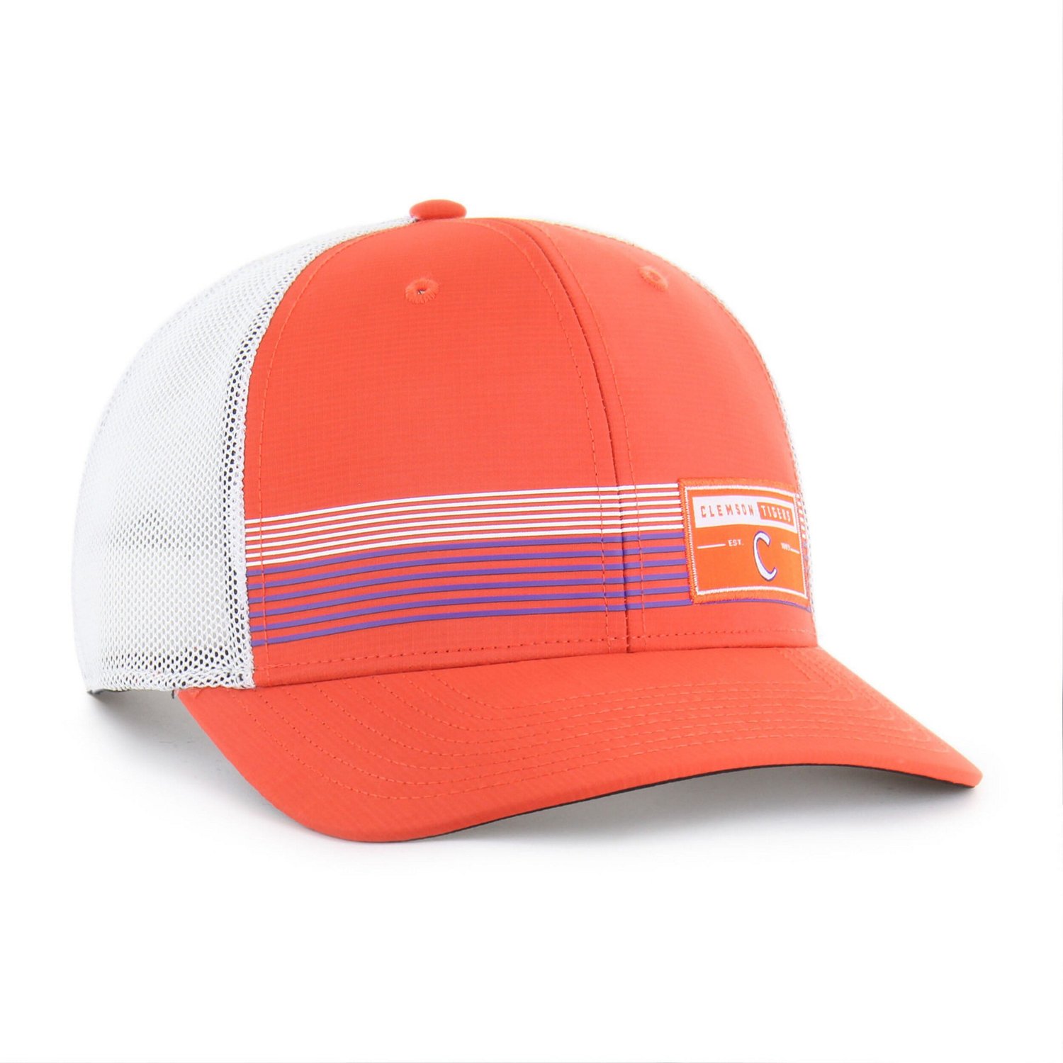 '47 Clemson Tigers Rangefinder brrr Trucker Adjustable Hat - view number 2