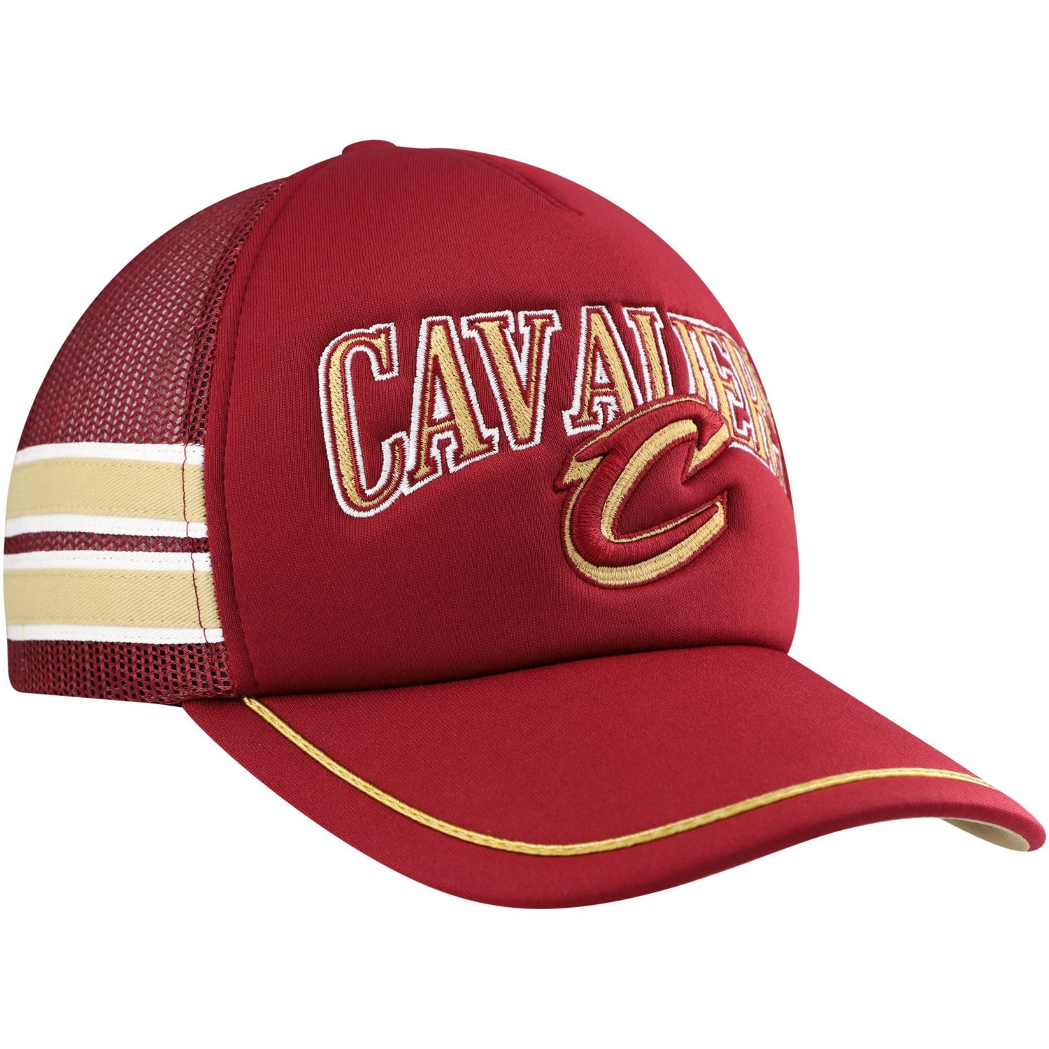 '47 Cleveland Cavaliers Sidebrand Stripes Trucker Adjustable Hat                                                                 - view number 3