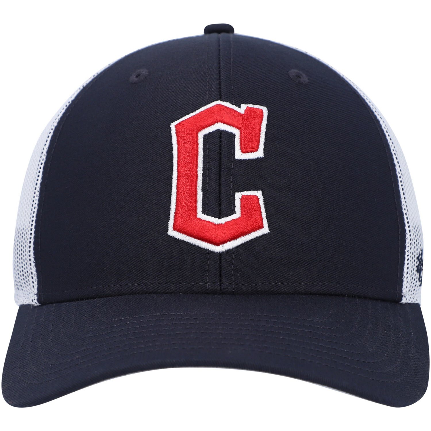 '47 Cleveland Guardians Primary Logo Trucker Snapback Hat - view number 2