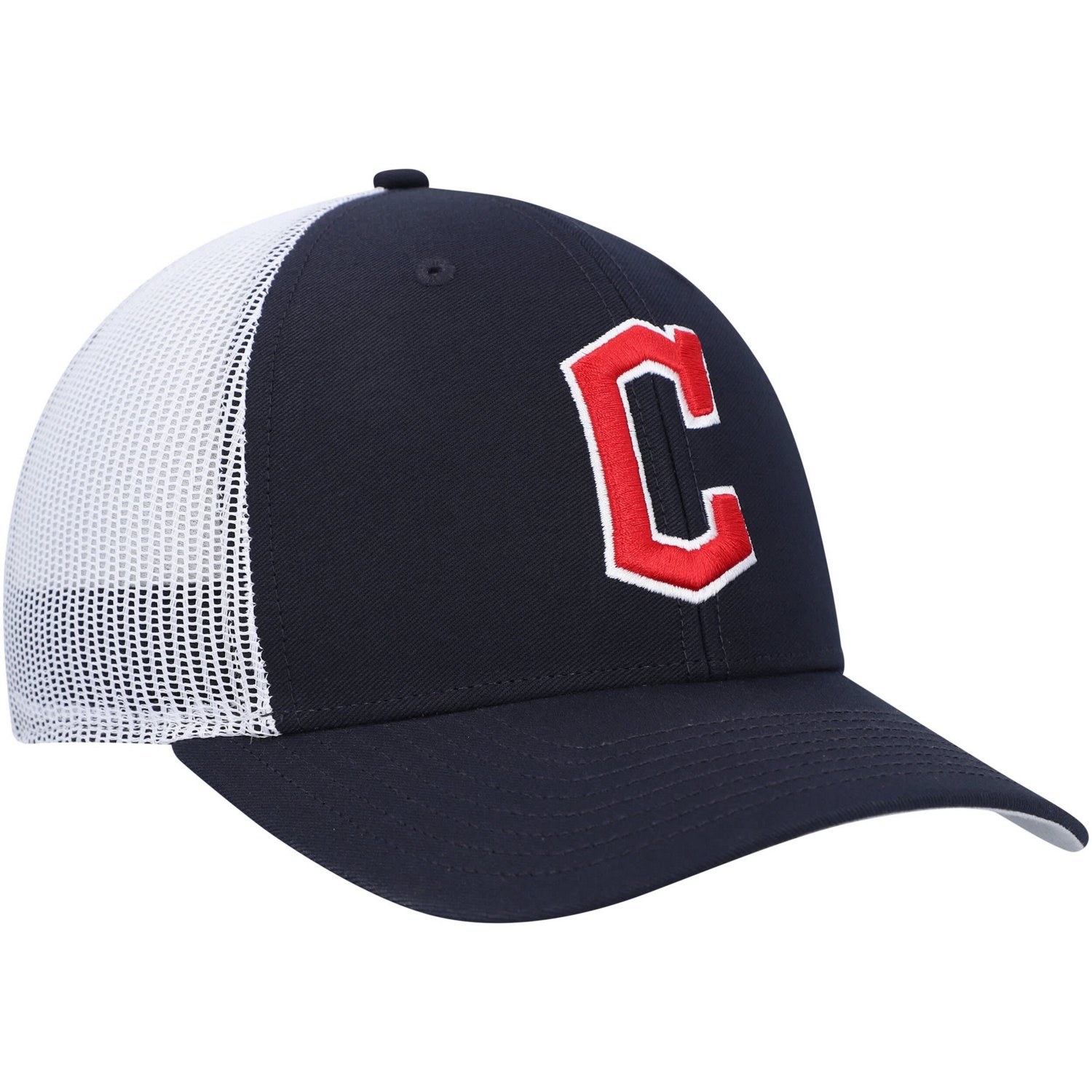 '47 Cleveland Guardians Primary Logo Trucker Snapback Hat - view number 3