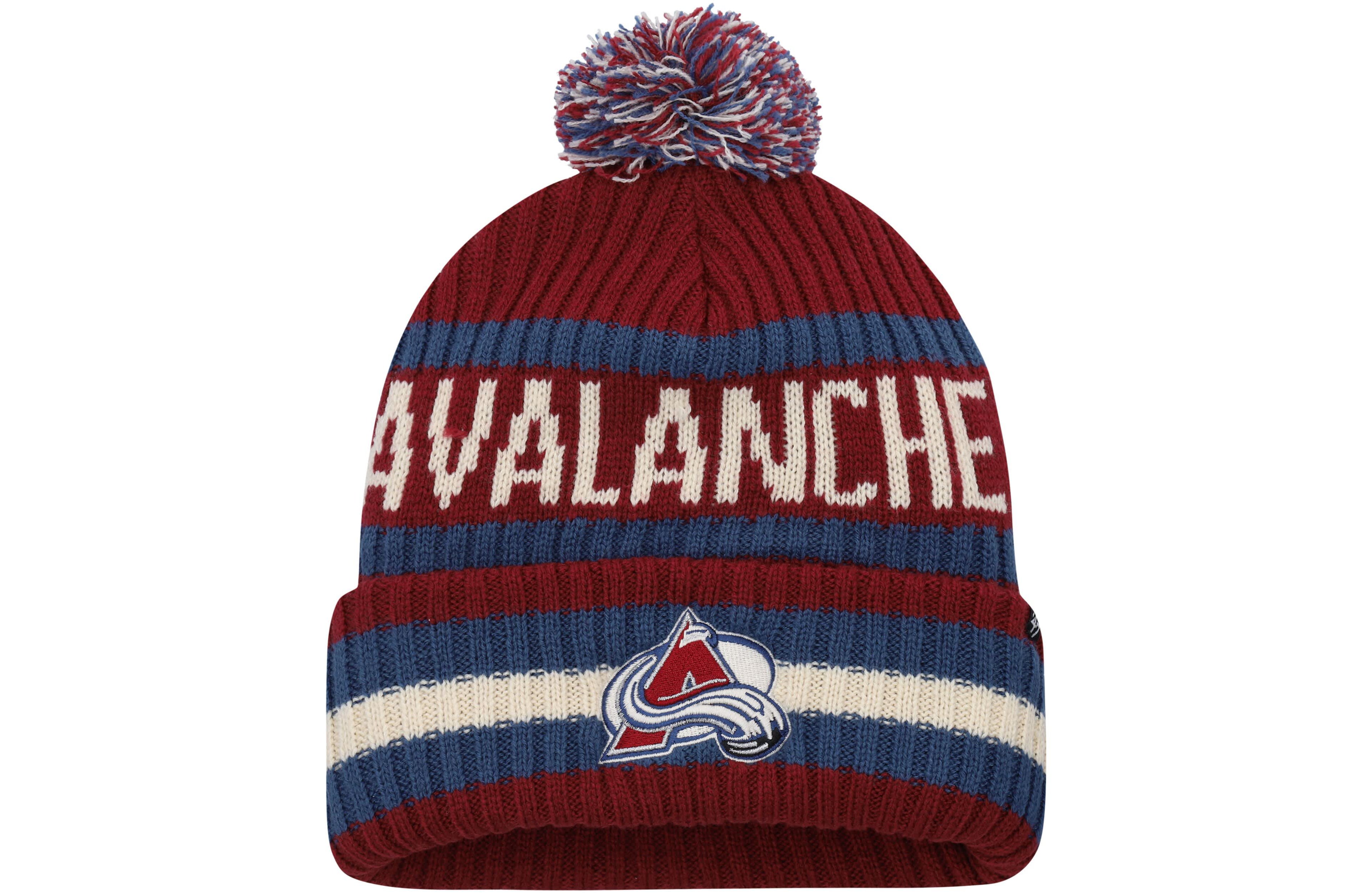 '47 Colorado Avalanche Bering Cuffed Knit Hat with Pom