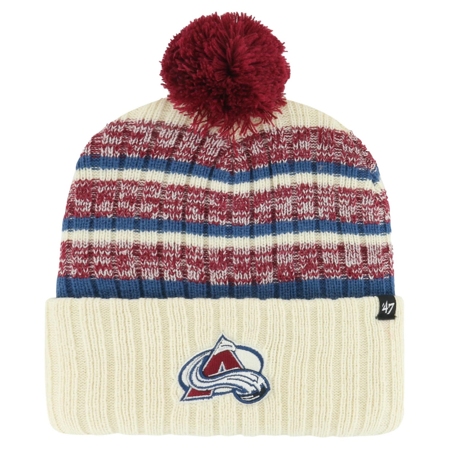 '47 Colorado Avalanche Tavern Cuffed Knit Hat with Pom