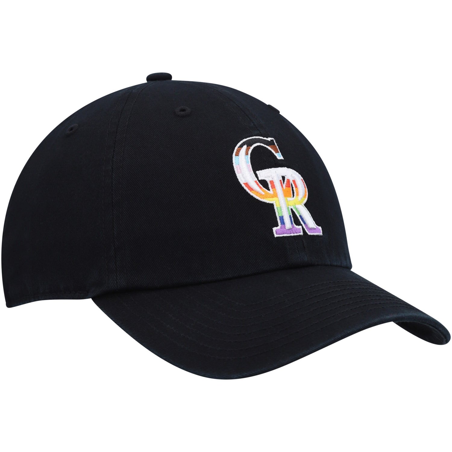 '47 Colorado Rockies Team Pride Clean Up Adjustable Hat - view number 3