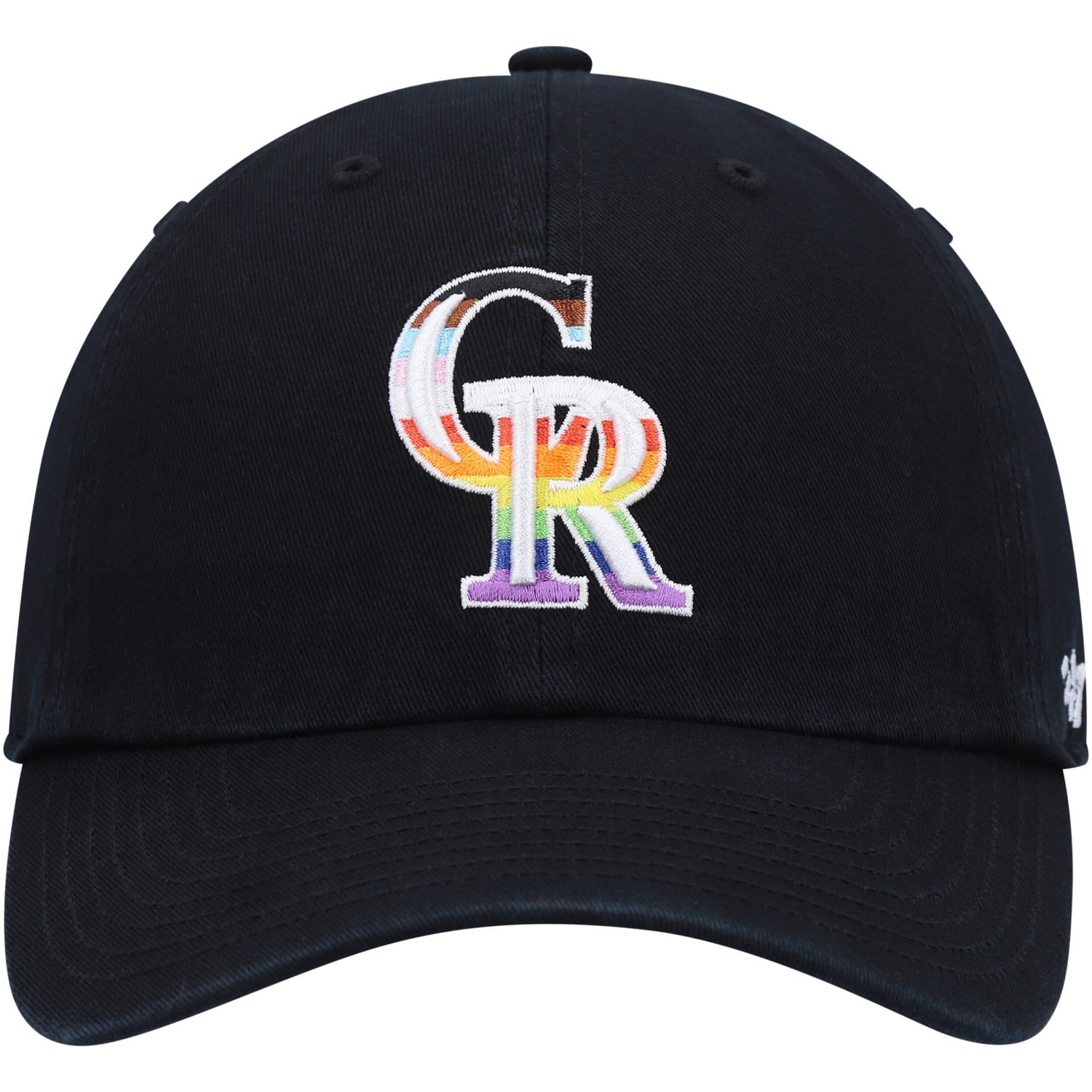 '47 Colorado Rockies Team Pride Clean Up Adjustable Hat - view number 2