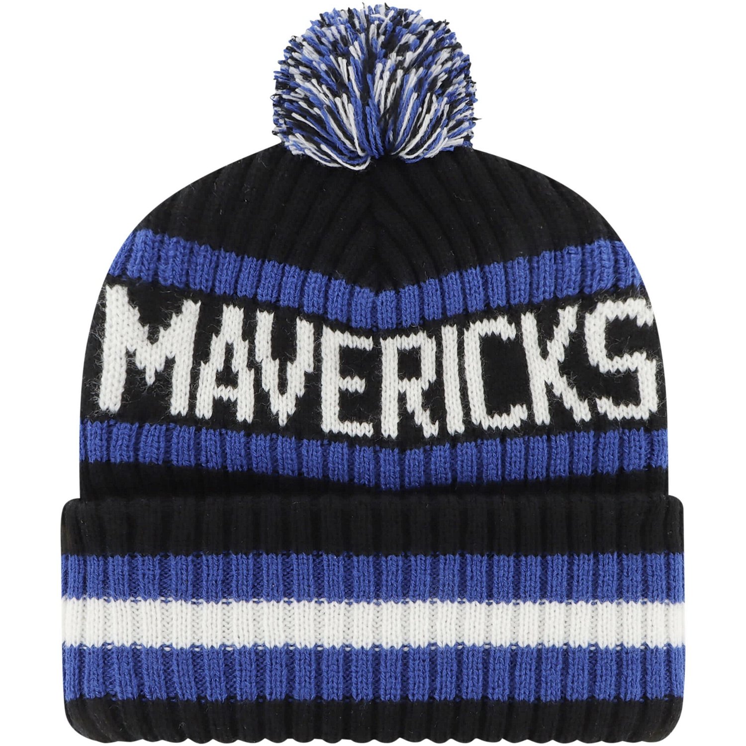 '47 Dallas Mavericks Bering Cuffed Knit Hat with Pom