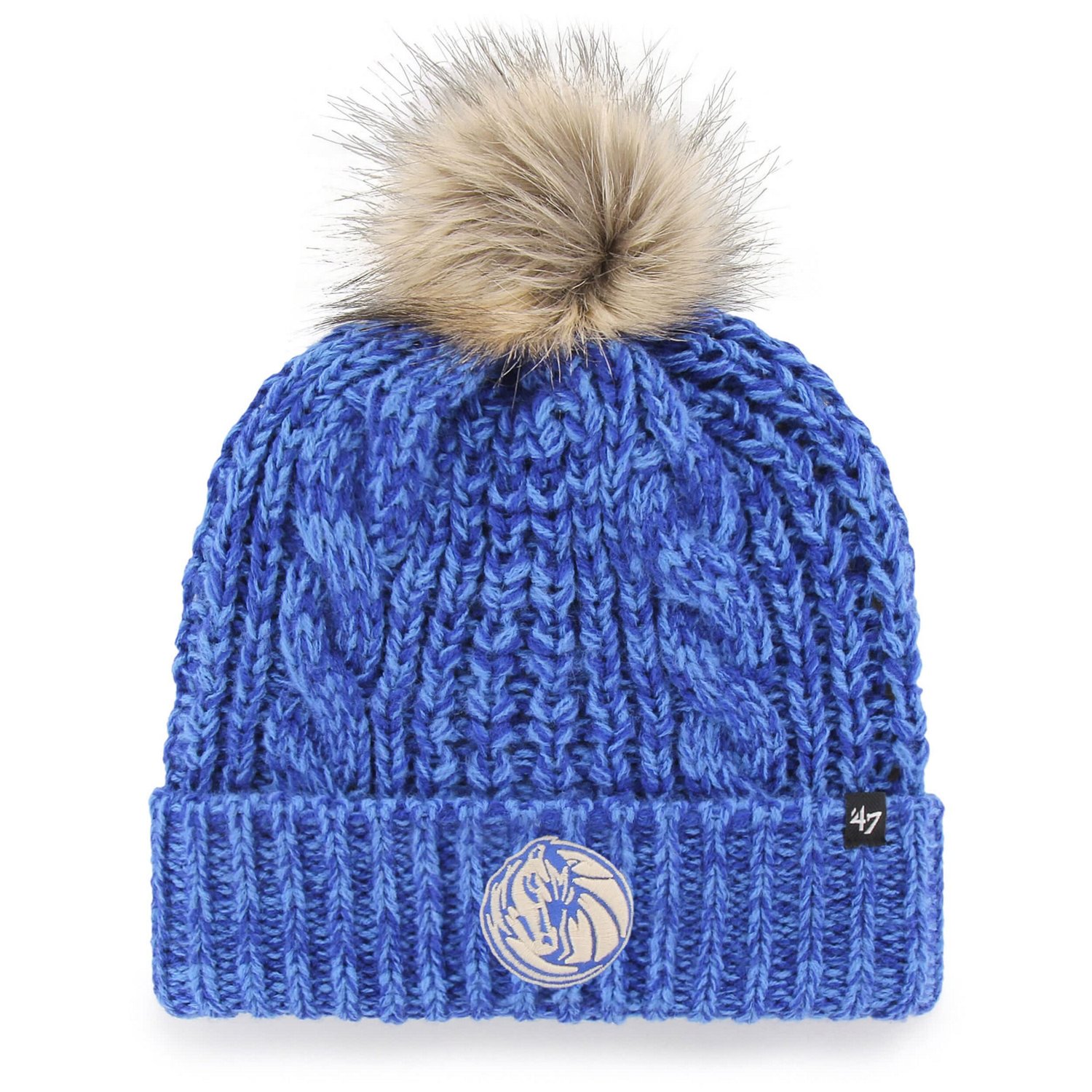 '47 Dallas Mavericks Meeko Cuffed Knit Hat with Pom                                                                              - view number 1
