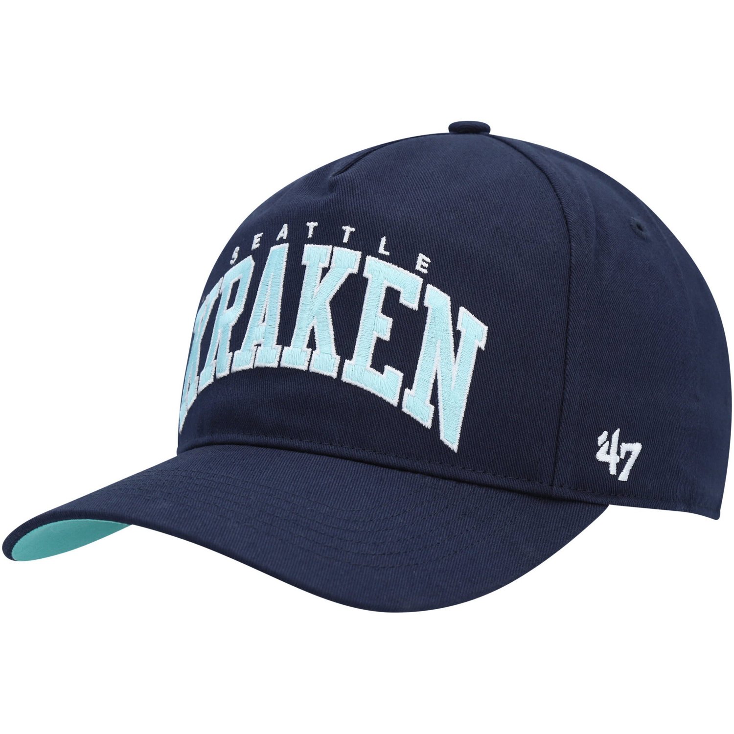 '47 Deep Sea Seattle Kraken Block Arch Hitch Snapback Hat                                                                        - view number 3