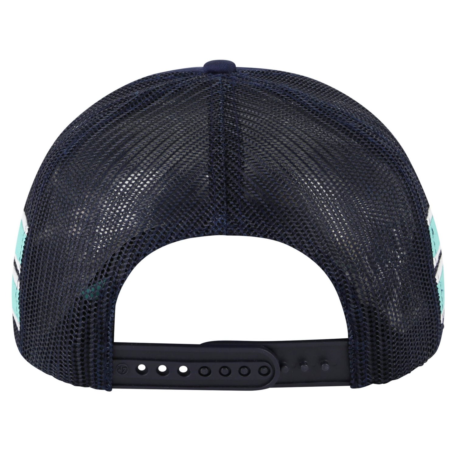 '47 Deep Sea Seattle Kraken Sideband Stripes Trucker Snapback Hat - view number 2
