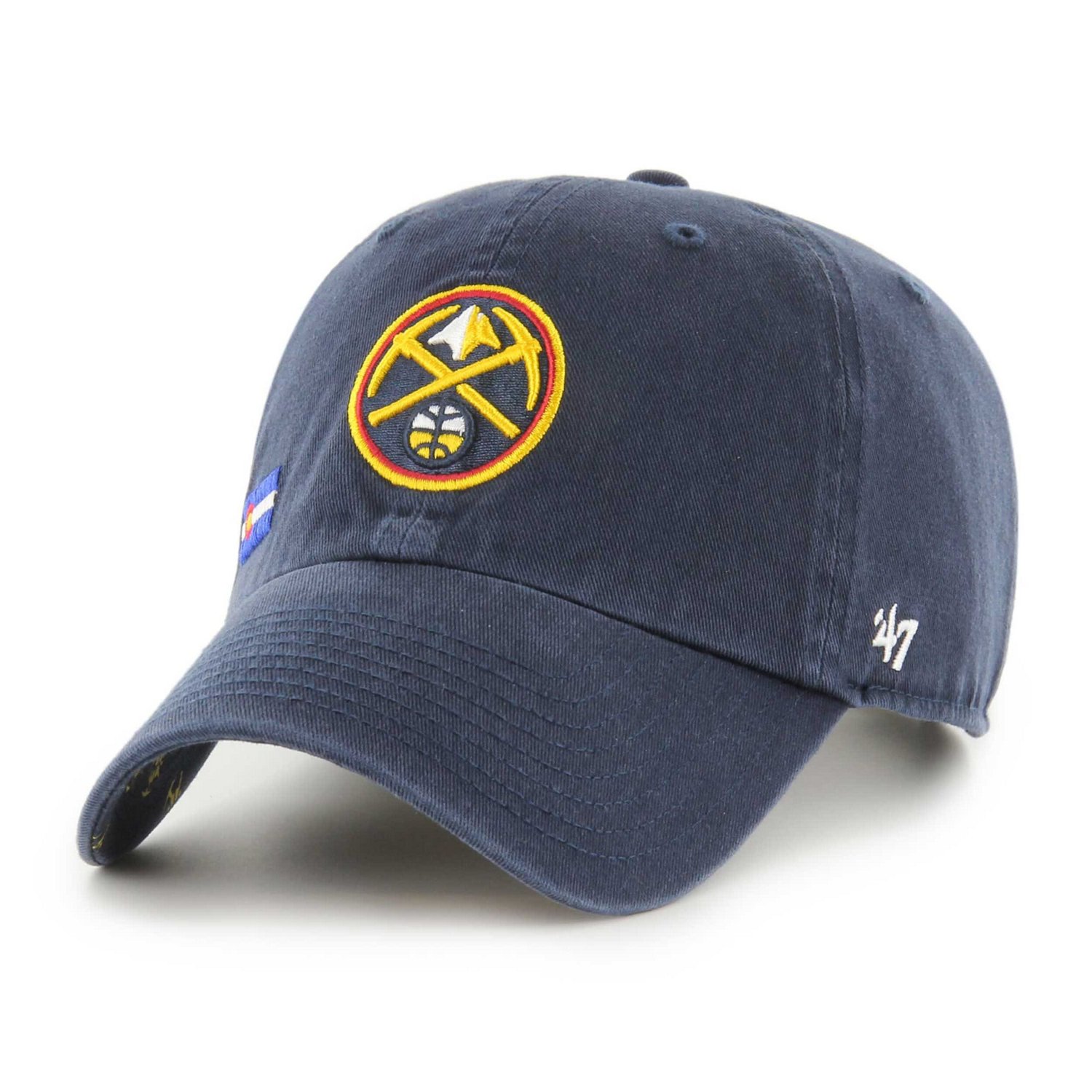 '47 Denver Nuggets Confetti Undervisor Clean Up Adjustable Hat - view number 2