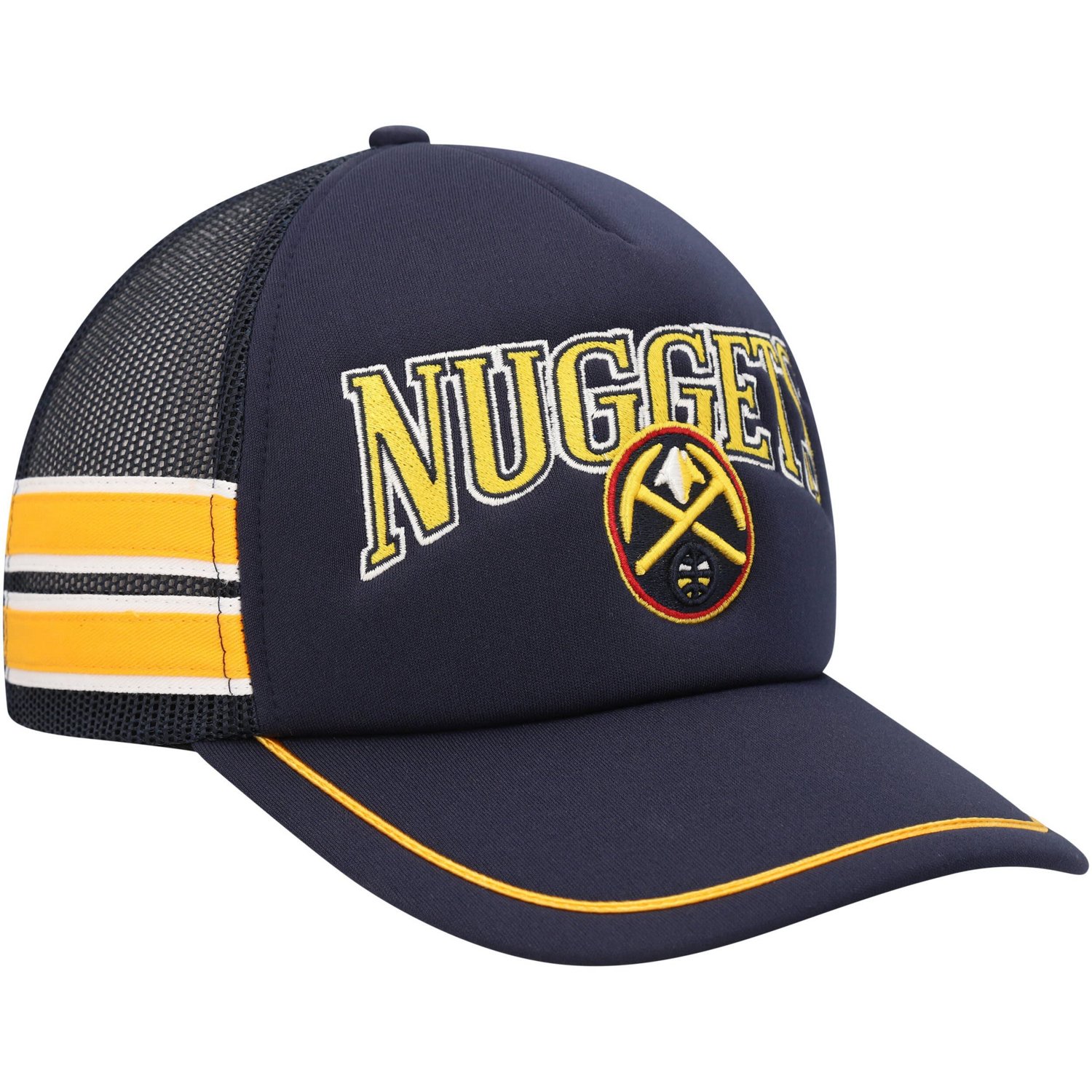 '47 Denver Nuggets Sidebrand Stripes Trucker Adjustable Hat                                                                      - view number 3
