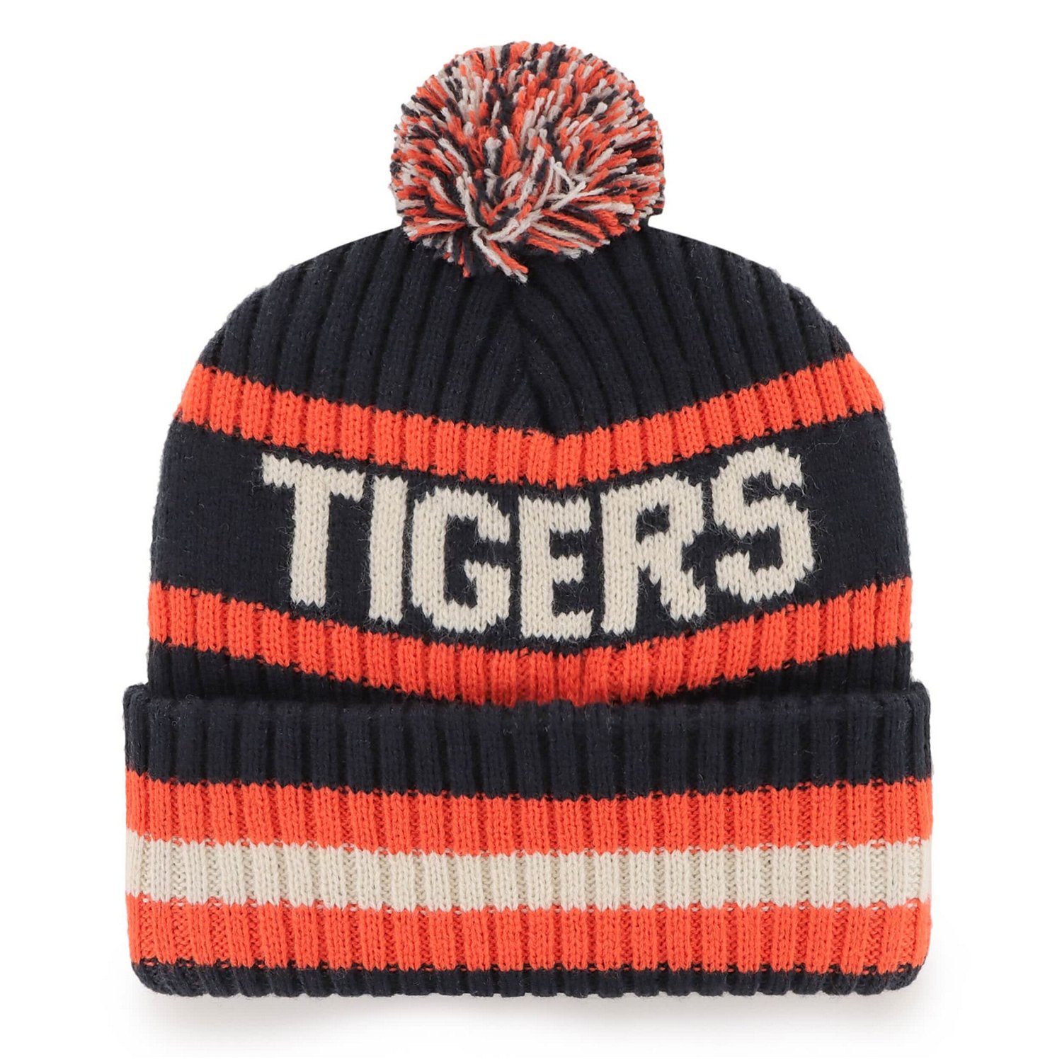 '47 Detroit Tigers Bering Cuffed Knit Hat with Pom - view number 2